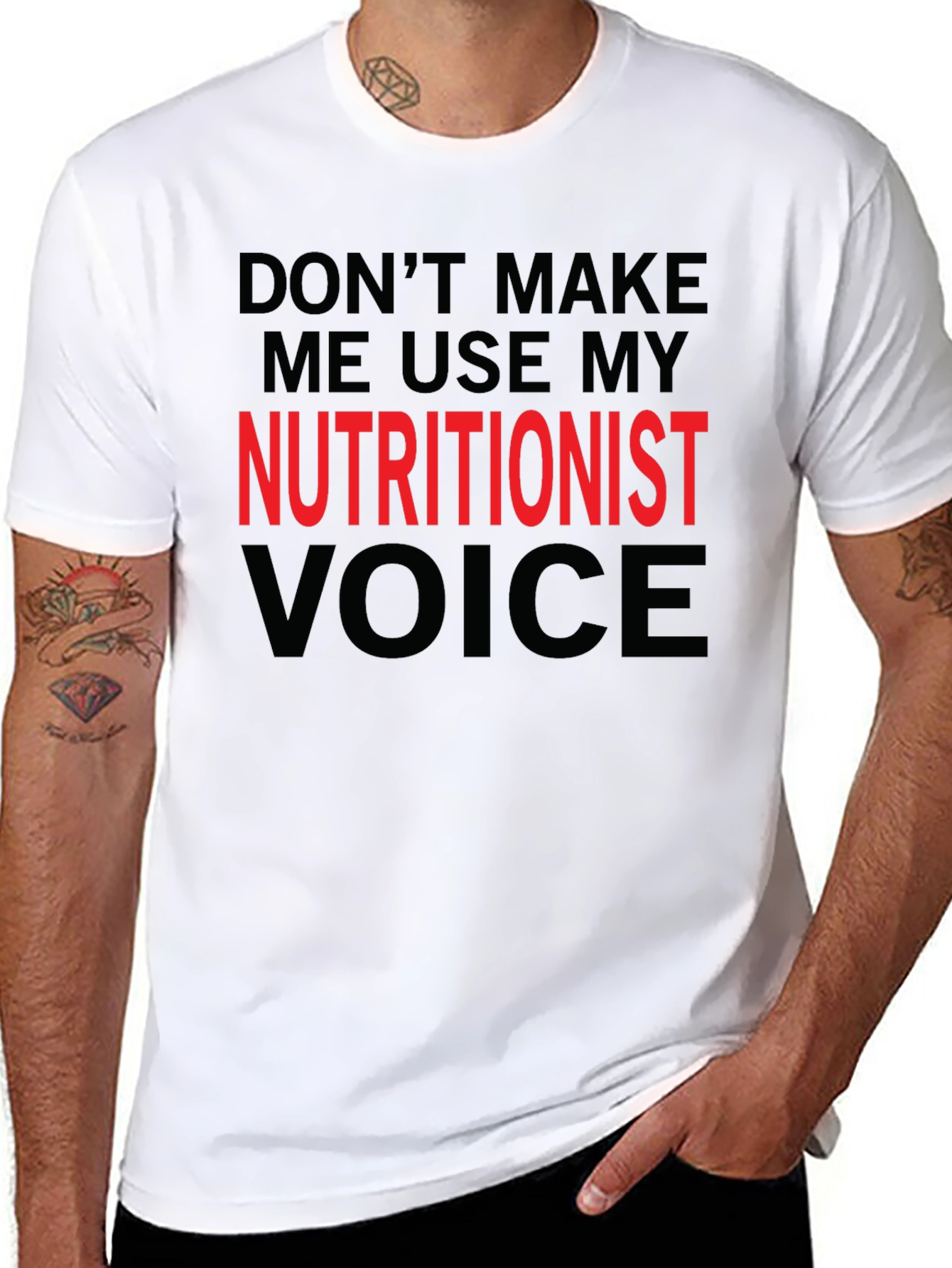 Nutritionist Voice T-Shirt - Funny Nutrition Gift Idea