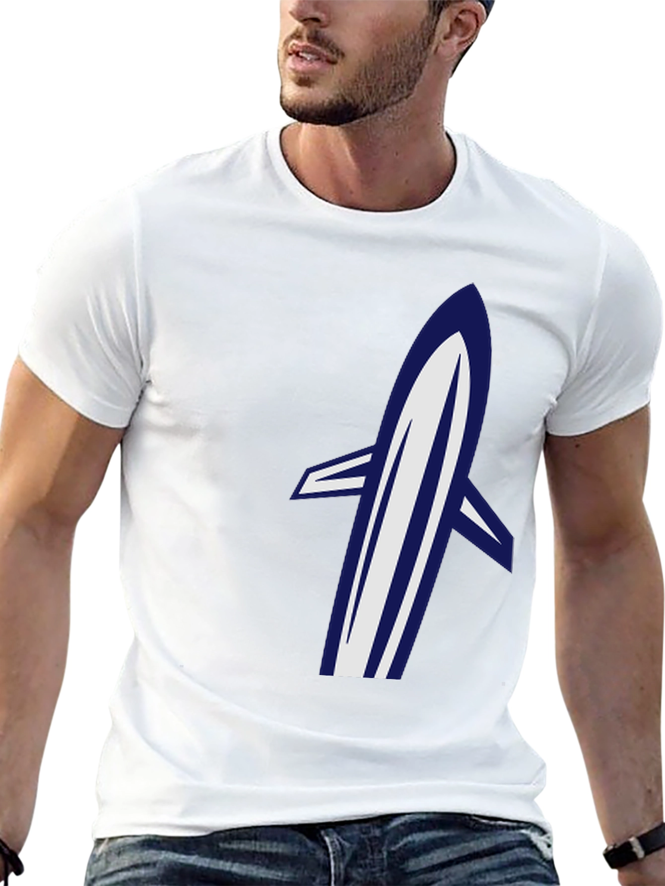 Rocket Graphic T-Shirt | Soft Cotton Blend