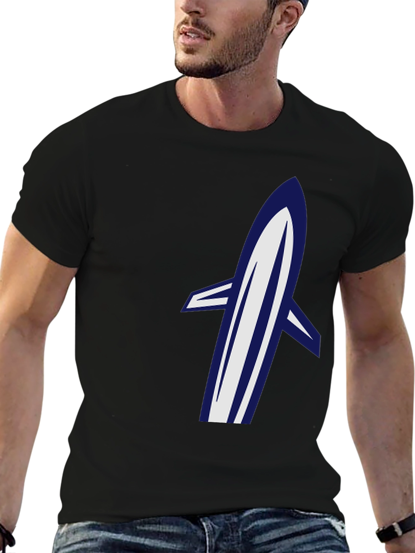 Rocket Graphic T-Shirt | Soft Cotton Blend