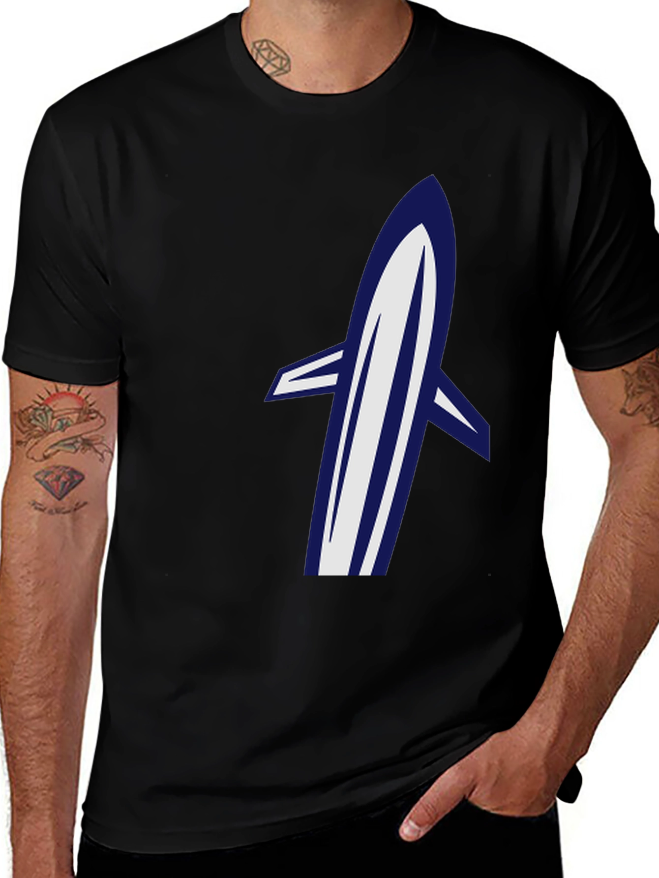 Rocket Graphic T-Shirt | Soft Cotton Blend