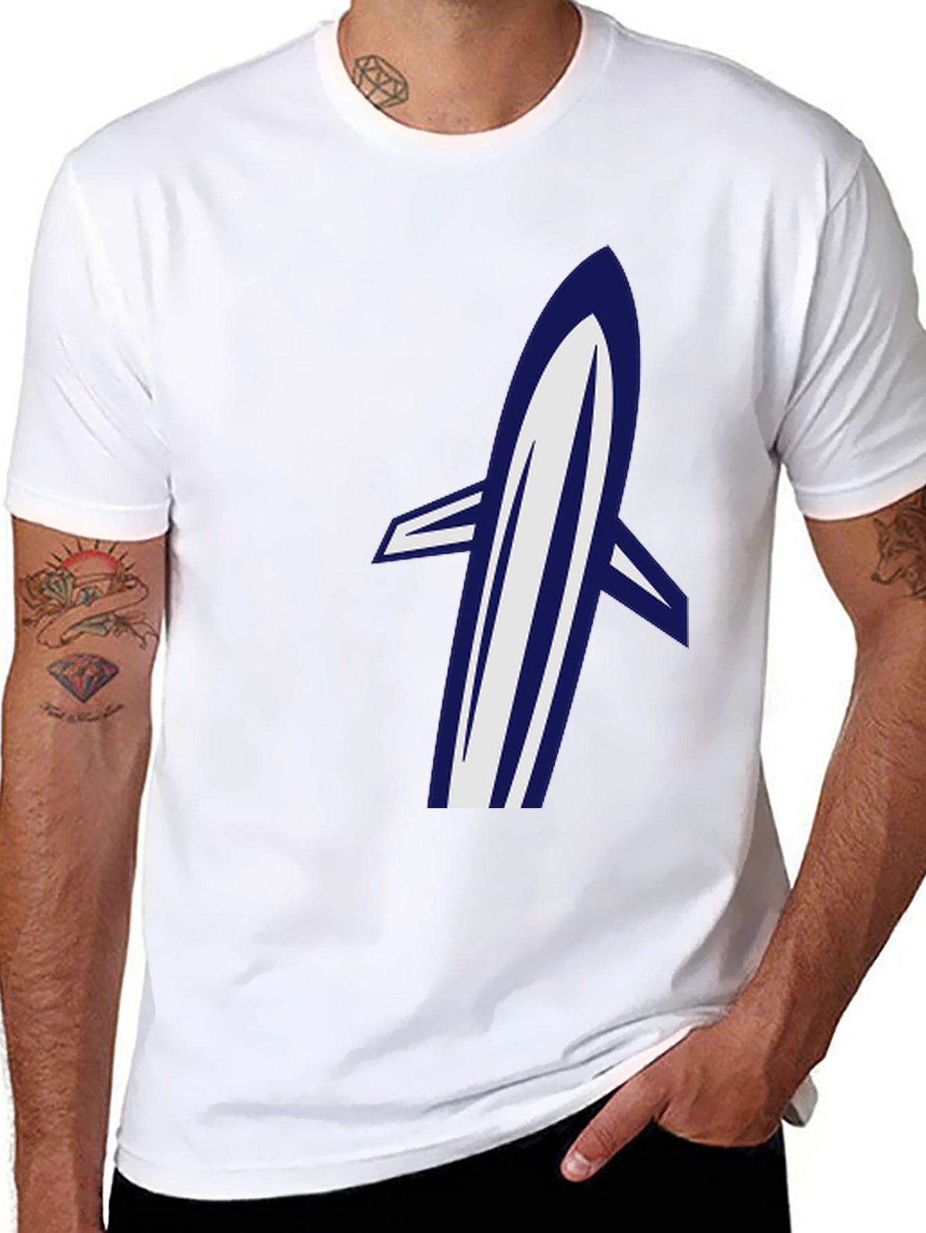 Rocket Graphic T-Shirt | Soft Cotton Blend