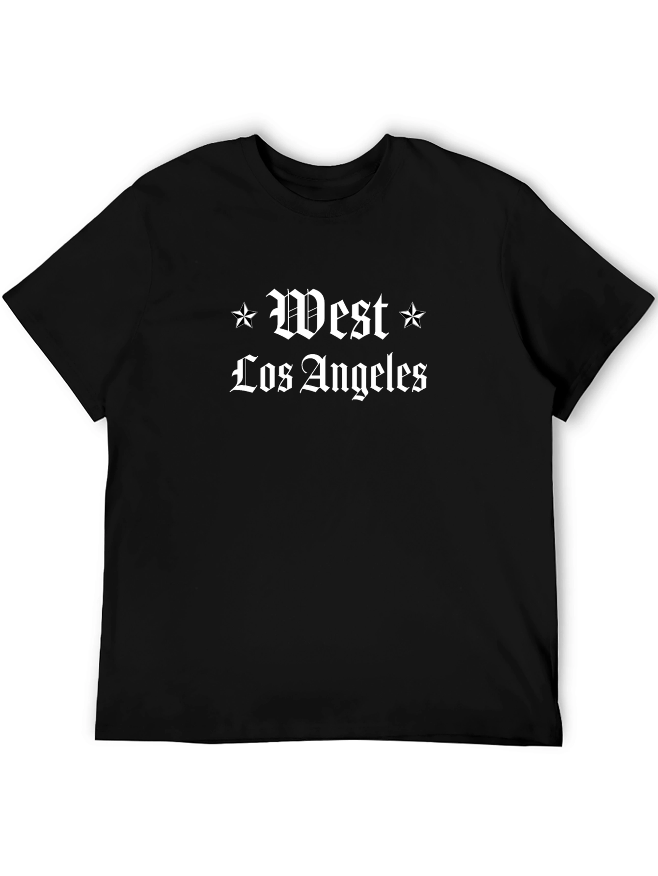 West Los Angeles Graphic T-Shirt - Black Cotton Tee