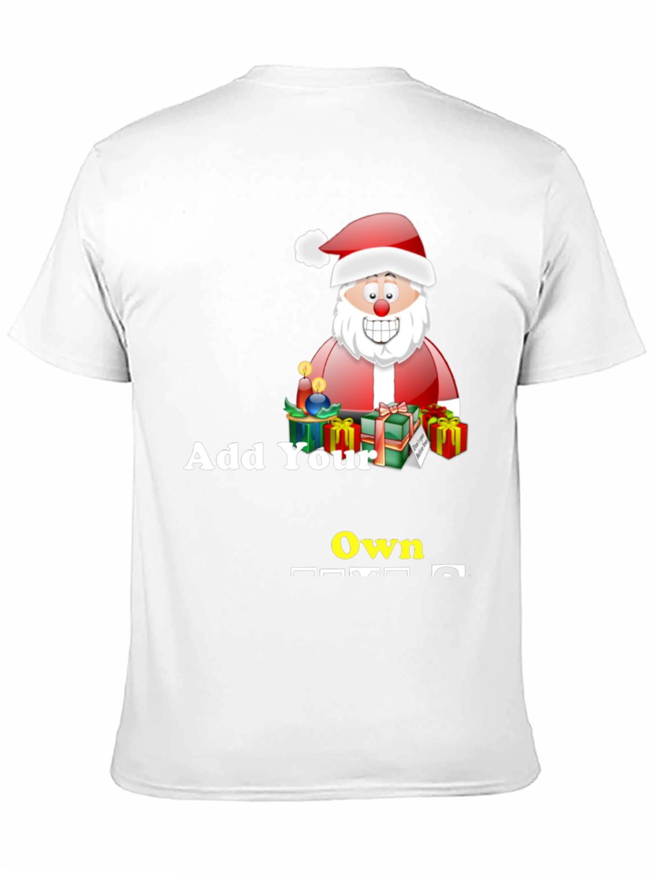 Personalized Santa T-Shirt - Custom Holiday Gift