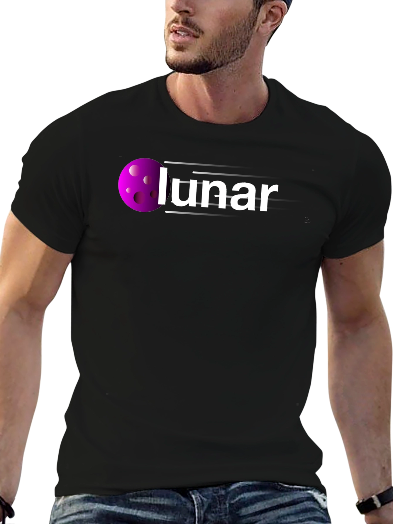 Lunar Graphic T-Shirt - Modern Space Inspired Design