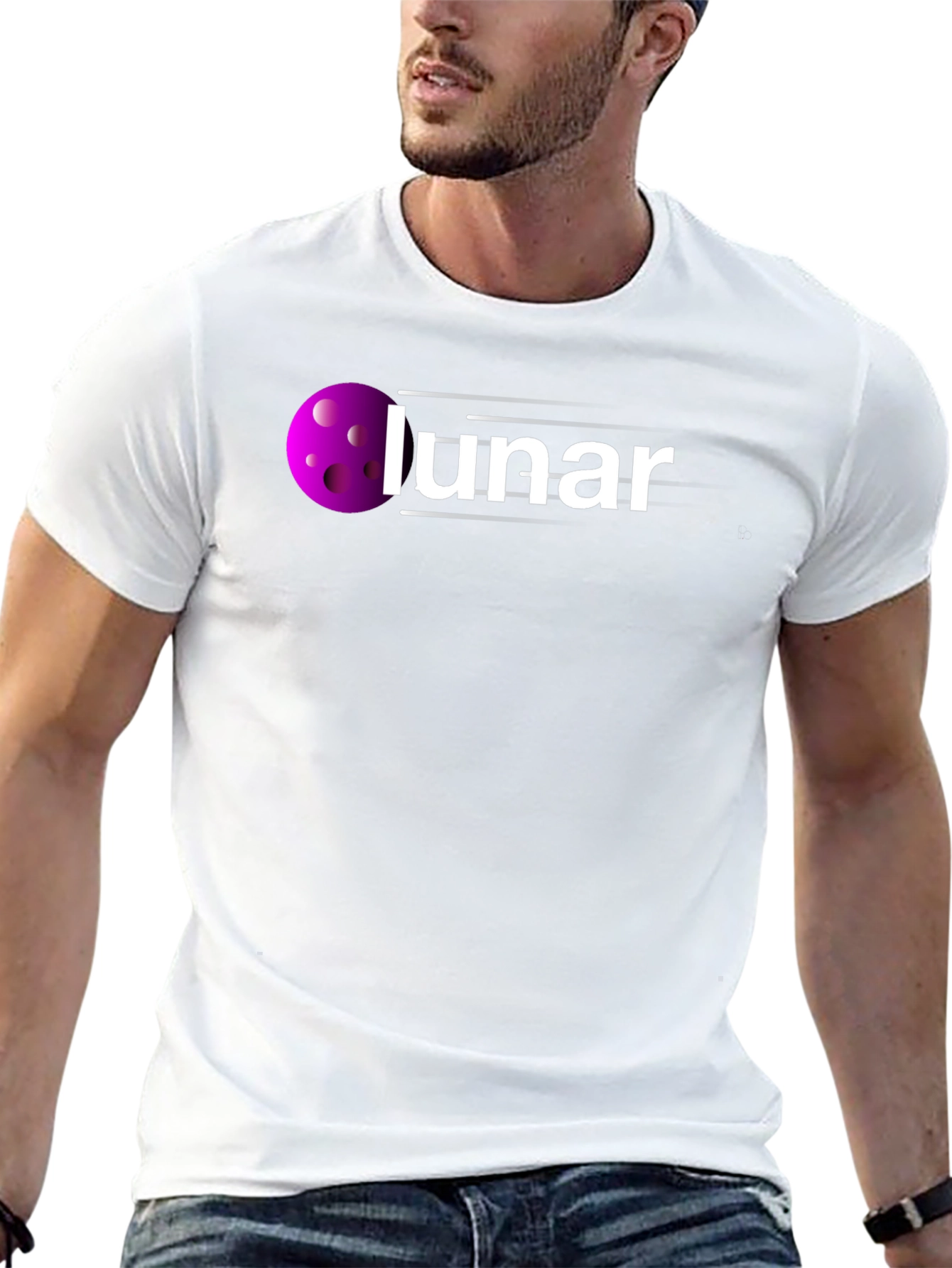 Lunar Graphic T-Shirt - Modern Space Inspired Design