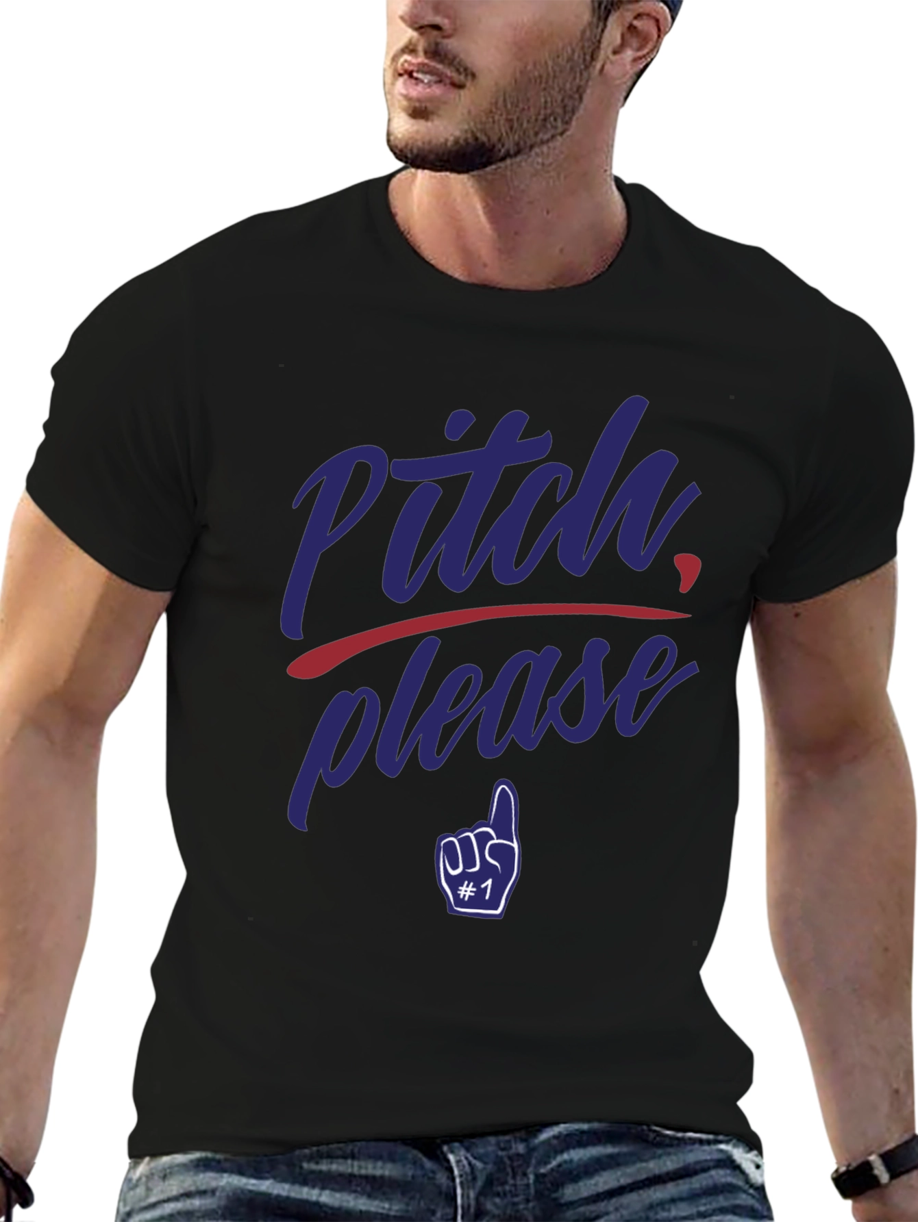 Pitch Please T-Shirt - Baseball Fan Apparel