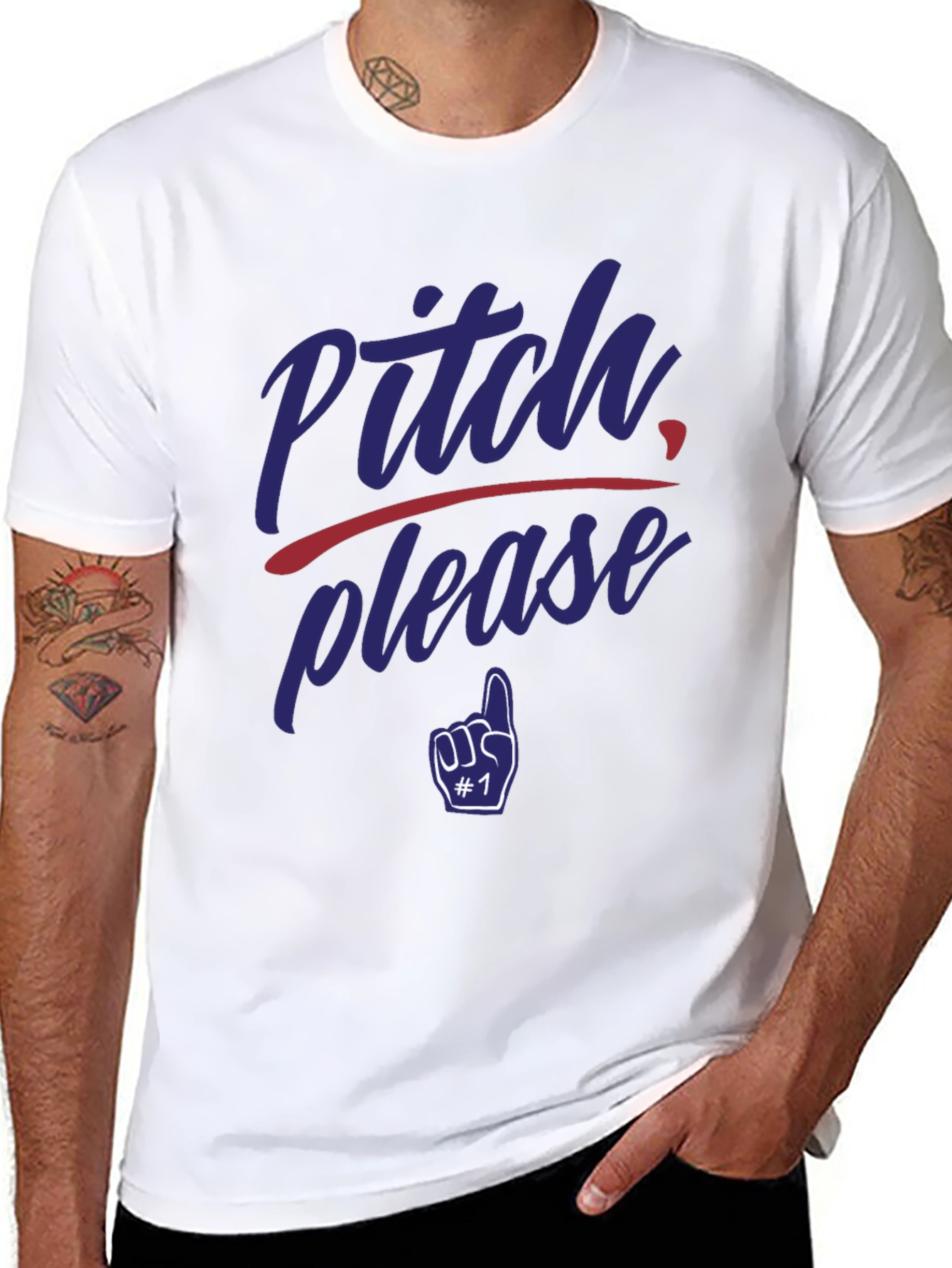 Pitch Please T-Shirt - Baseball Fan Apparel