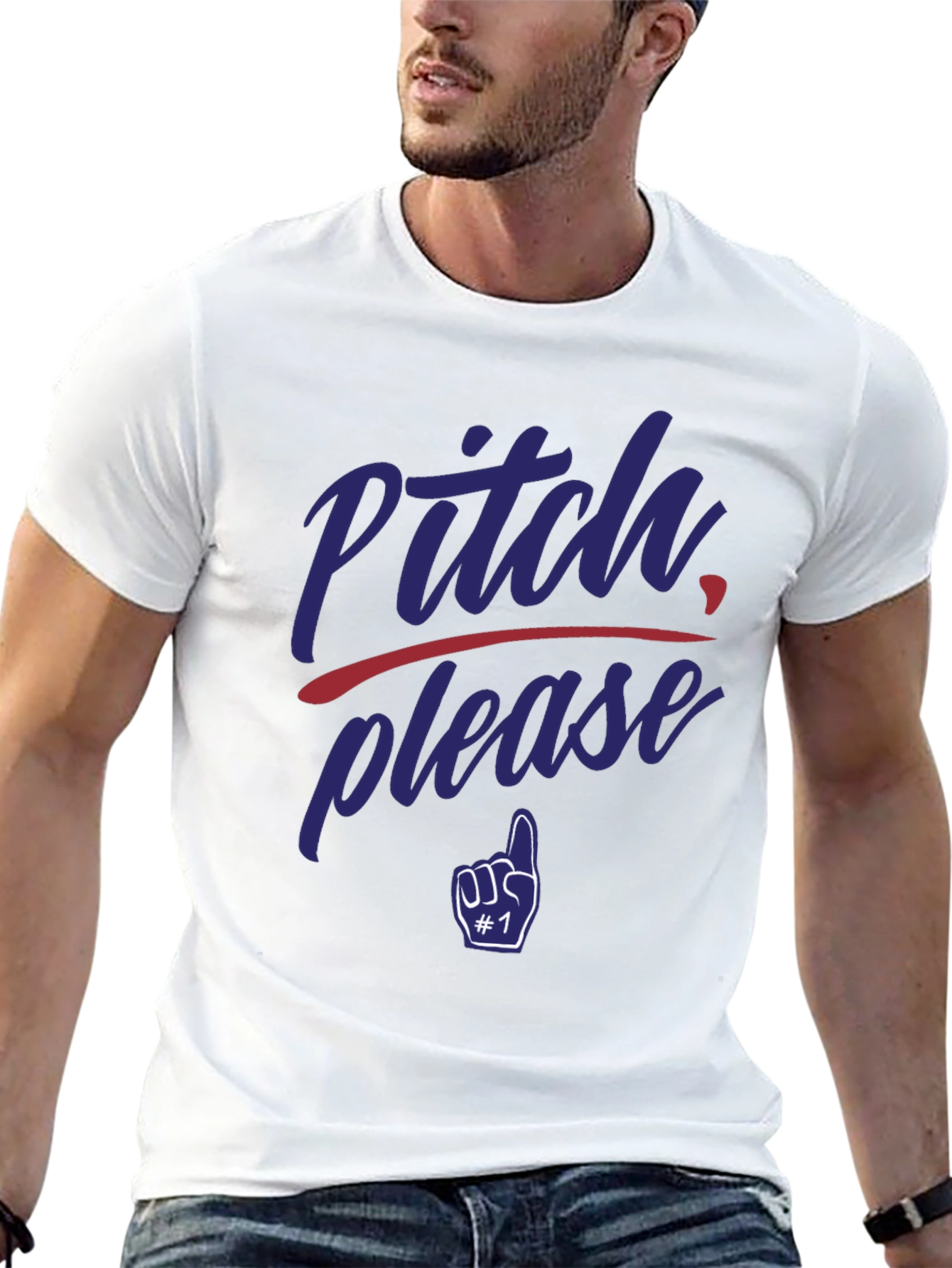 Pitch Please T-Shirt - Baseball Fan Apparel