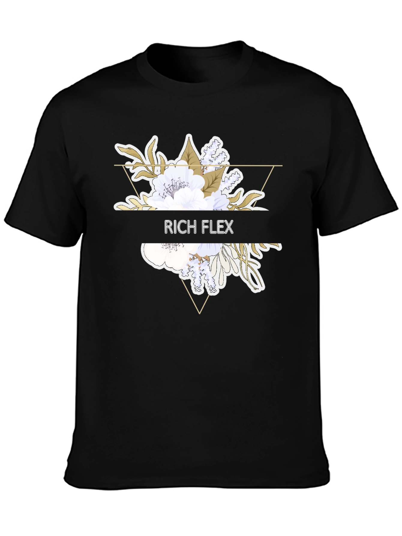 Rich Flex Floral Triangle Graphic Tee
