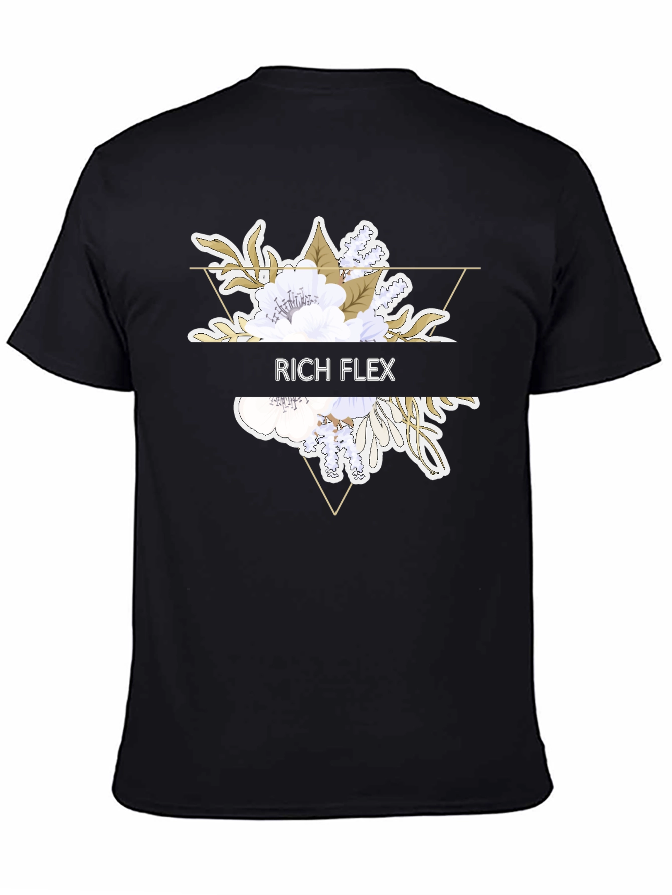 Rich Flex Floral Triangle Graphic Tee