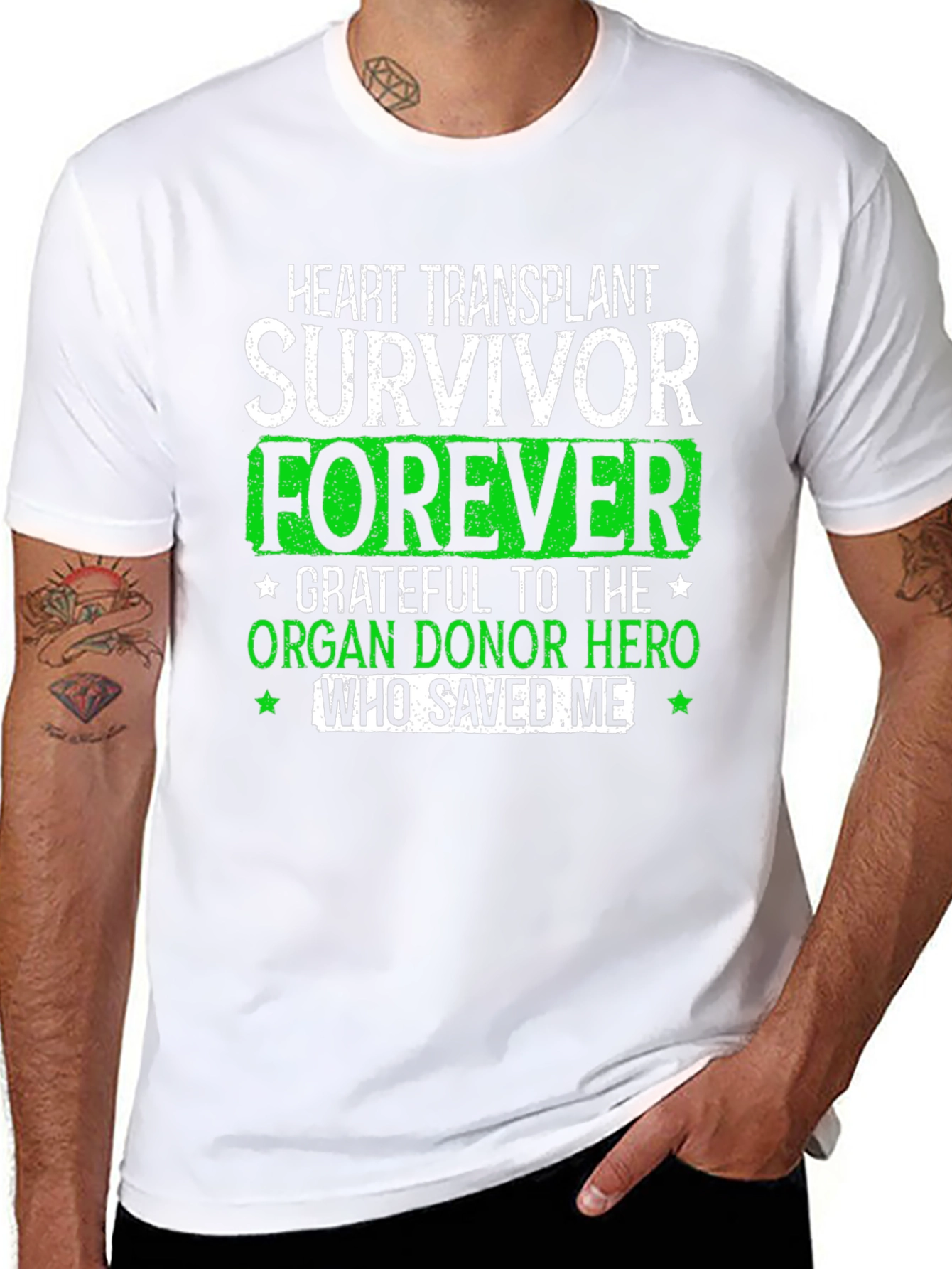 Heart Transplant Survivor Graphic Tee