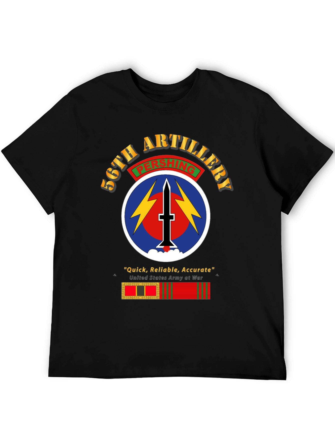 56th Artillery Pershing T-Shirt - Military Pride