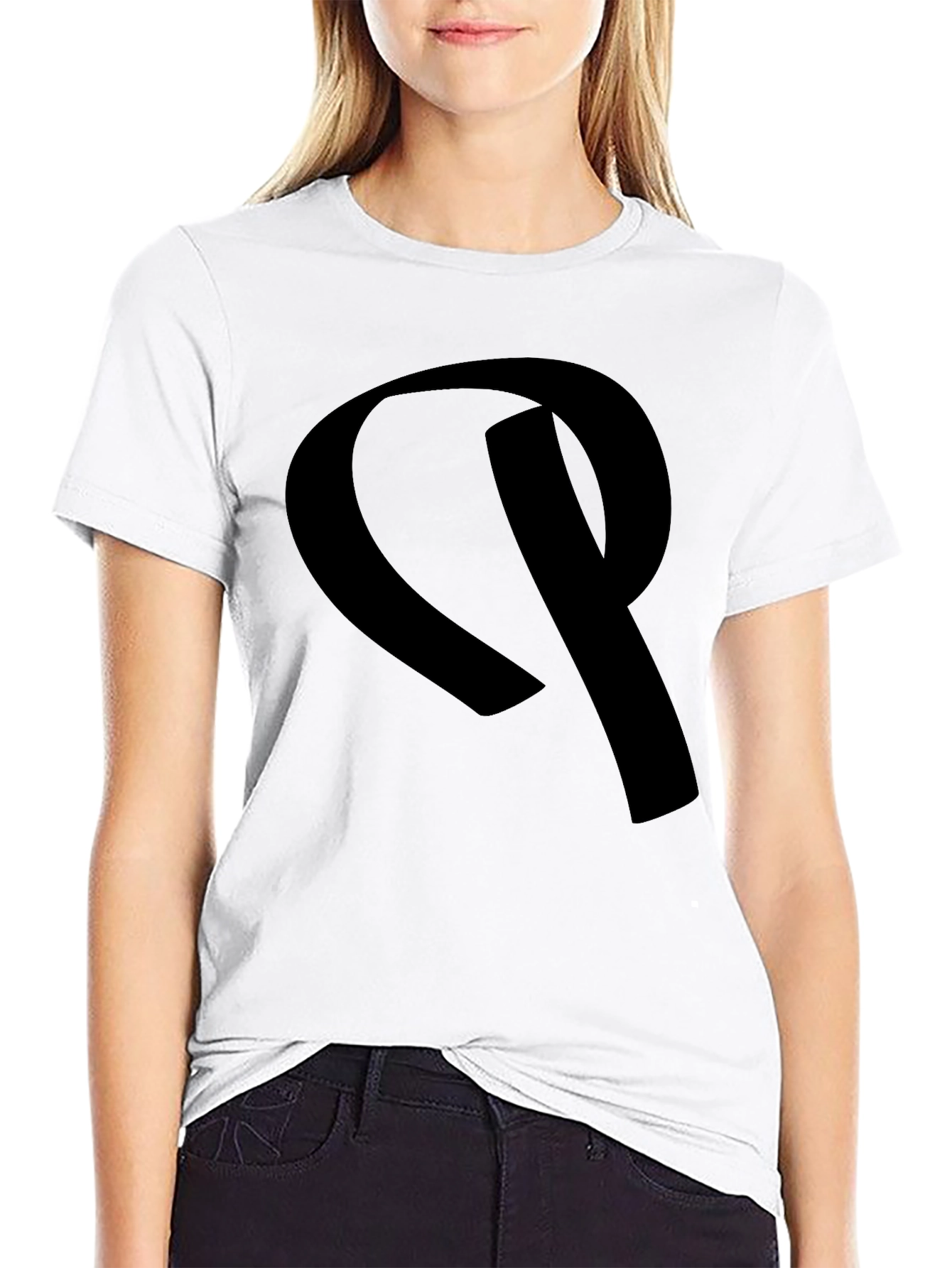 Bold Logo Black T-Shirt - Casual & Stylish