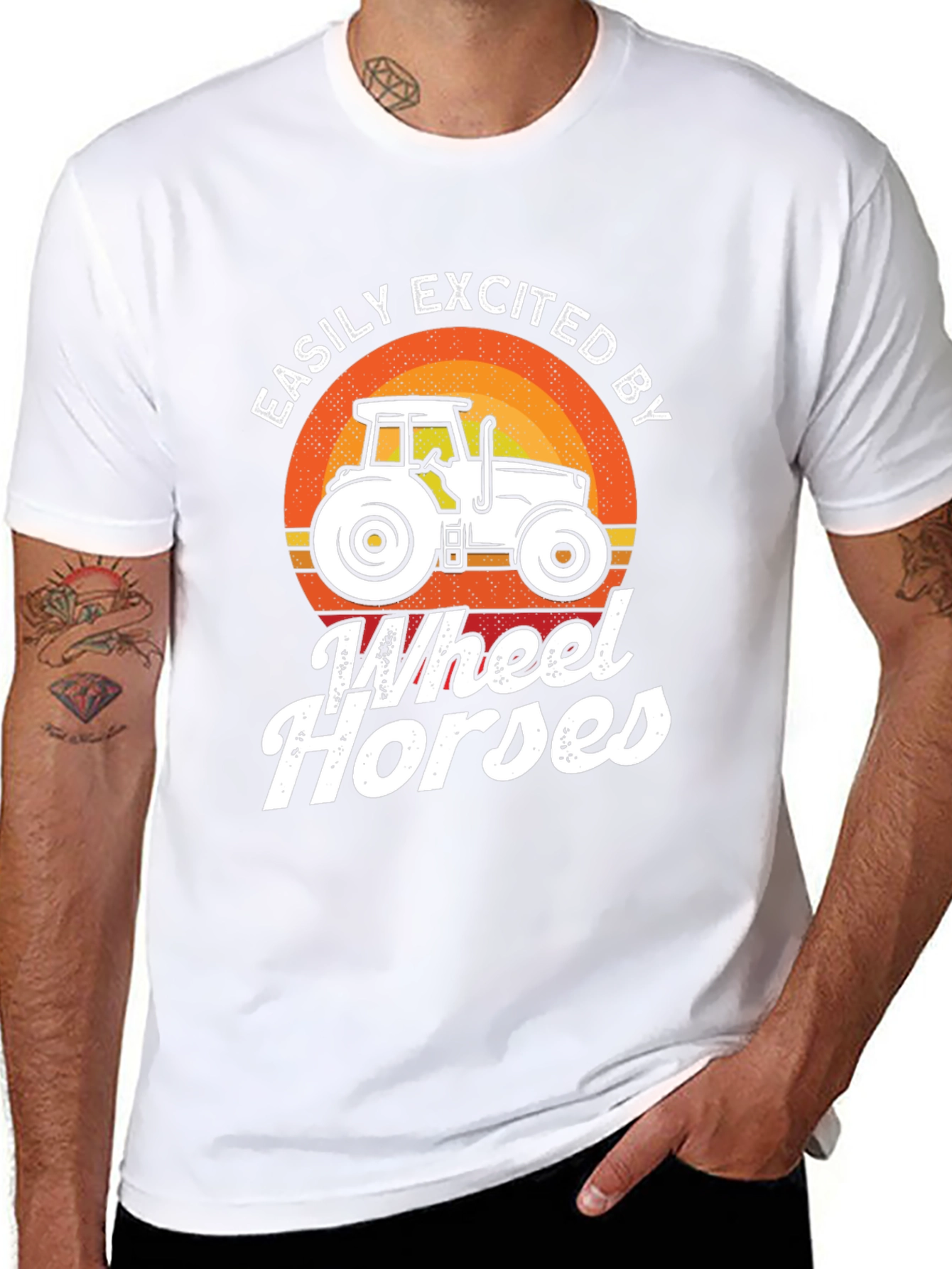 Easily Excited by Wheel Horses T-Shirt