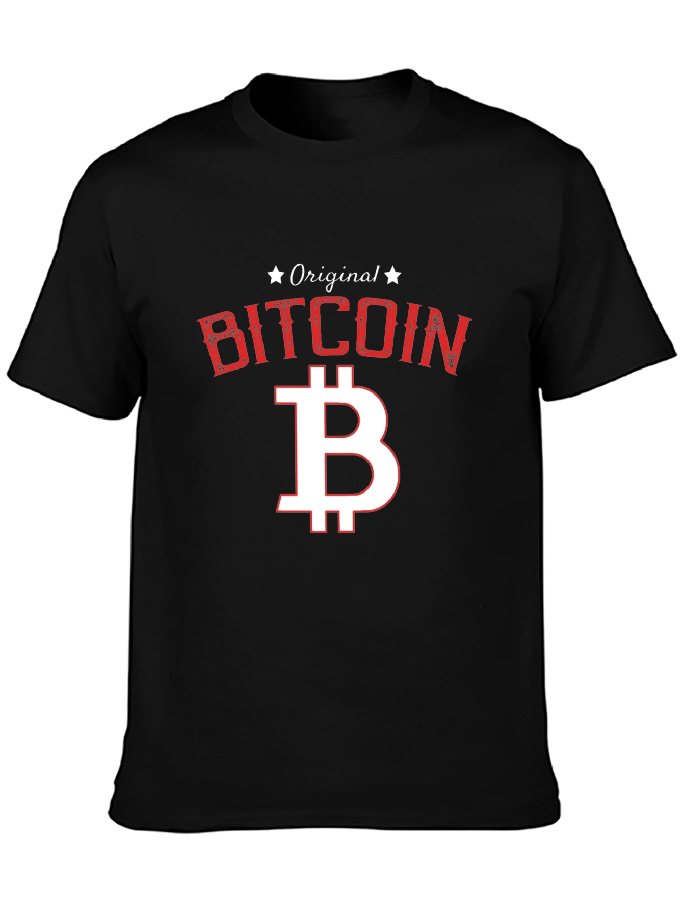 Original Bitcoin Graphic Tee - Black