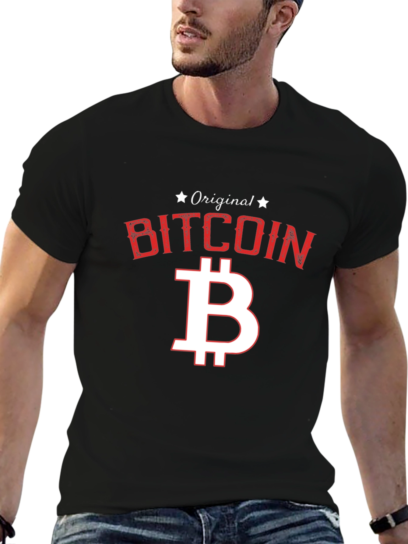Original Bitcoin Graphic Tee - Black