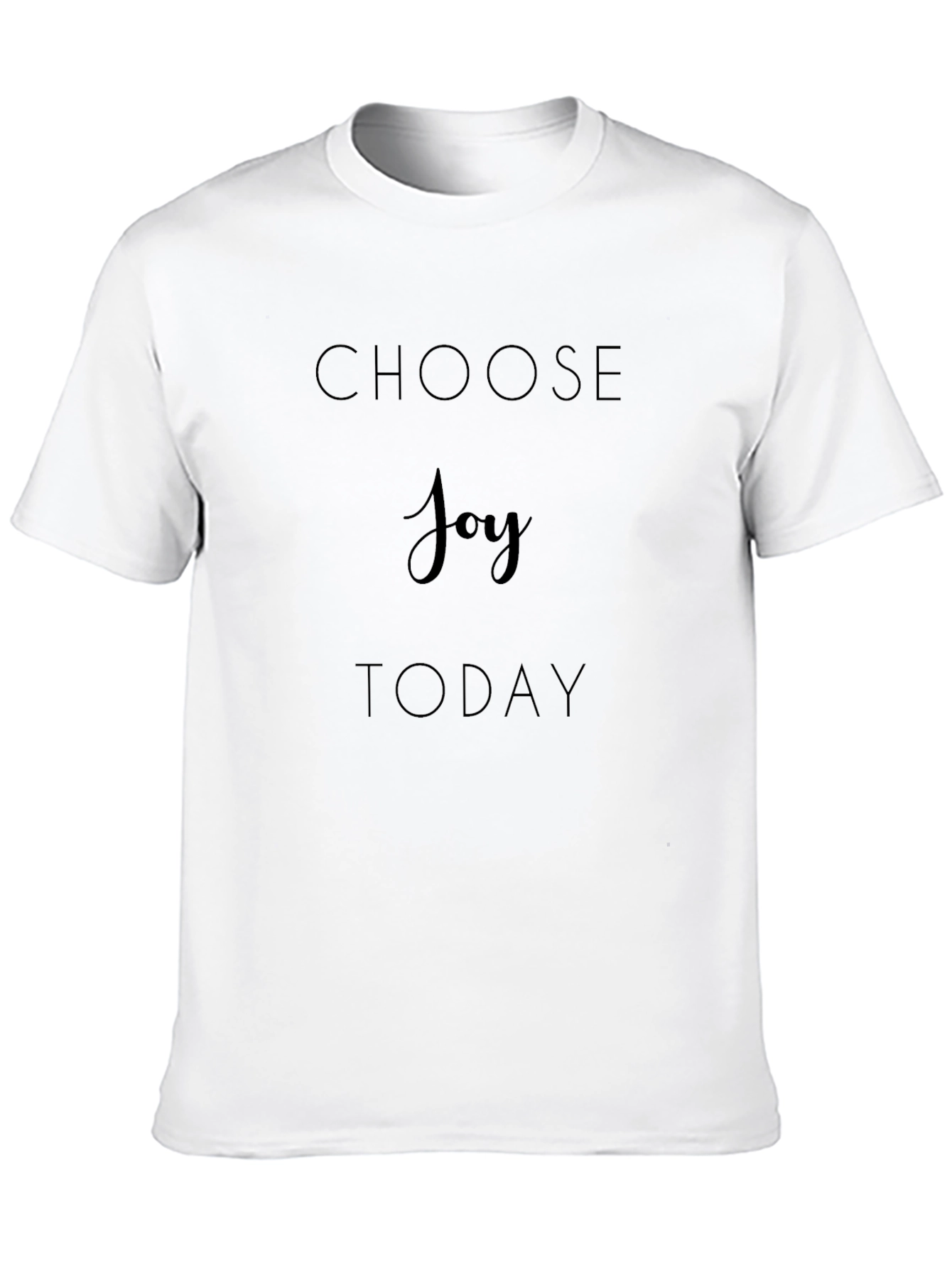 Choose Joy Today Black Graphic T-Shirt