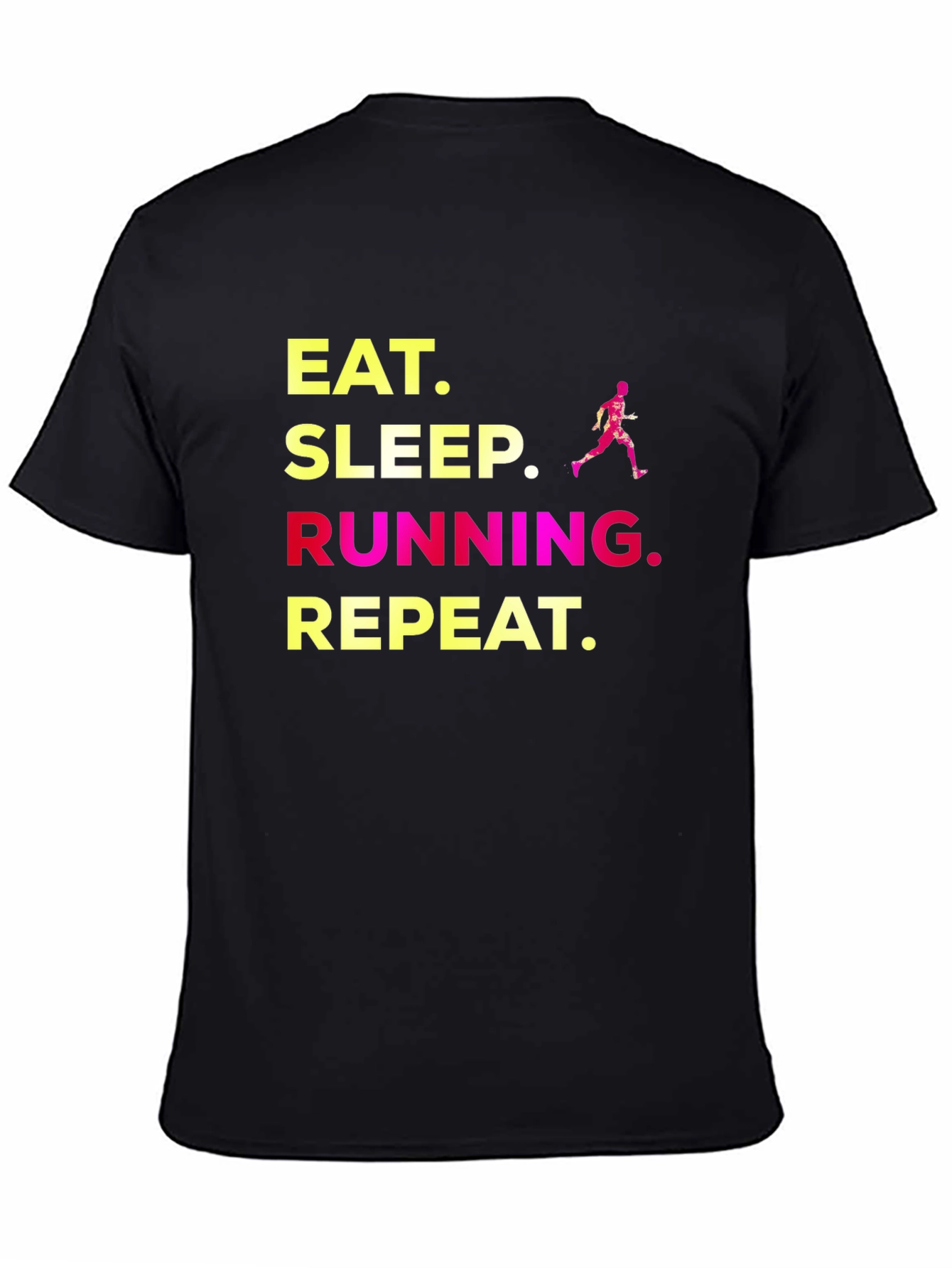 Eat Sleep Running Repeat Graphic T-Shirt