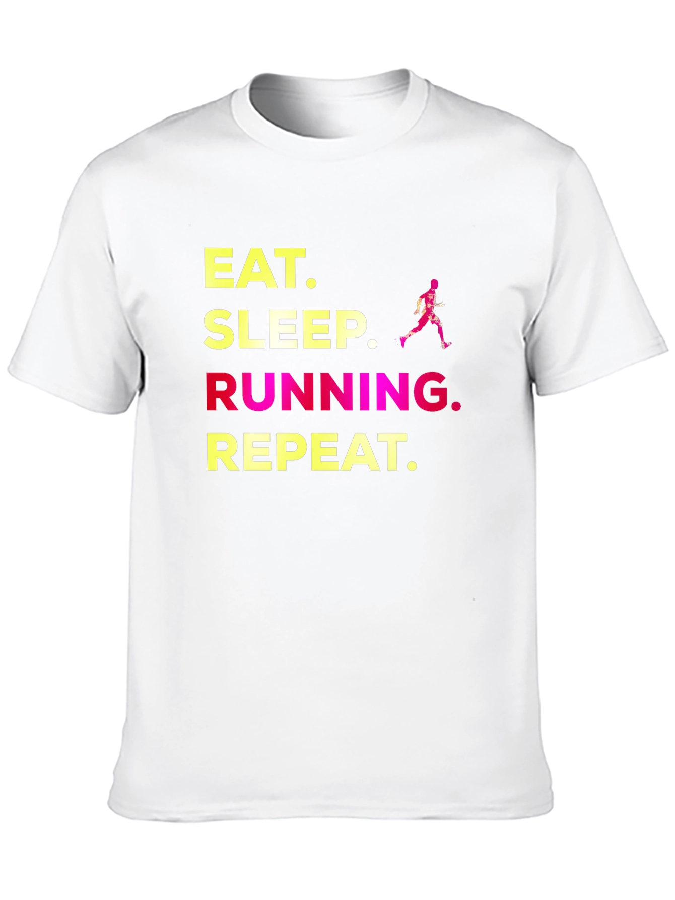 Eat Sleep Running Repeat Graphic T-Shirt