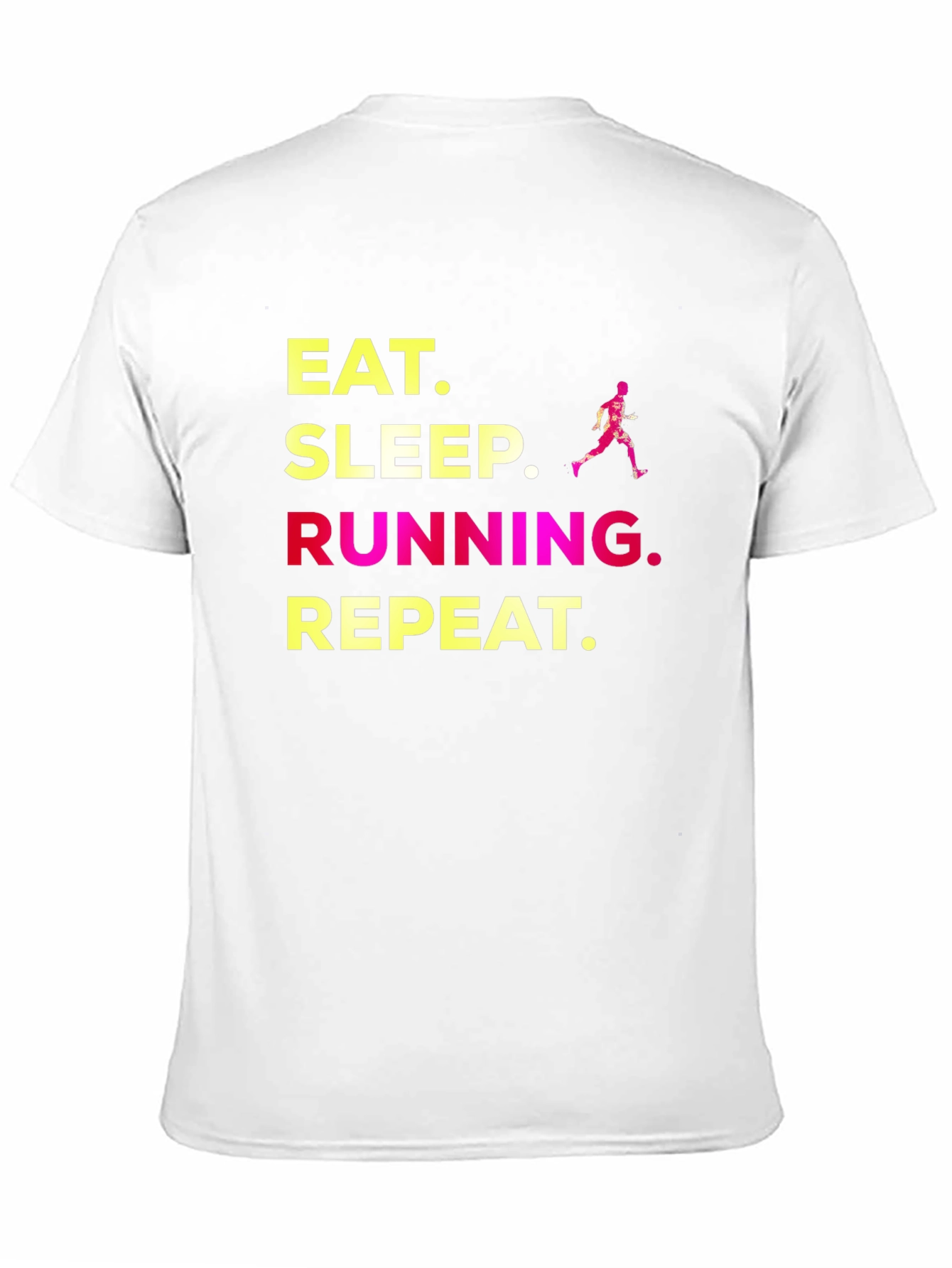 Eat Sleep Running Repeat Graphic T-Shirt