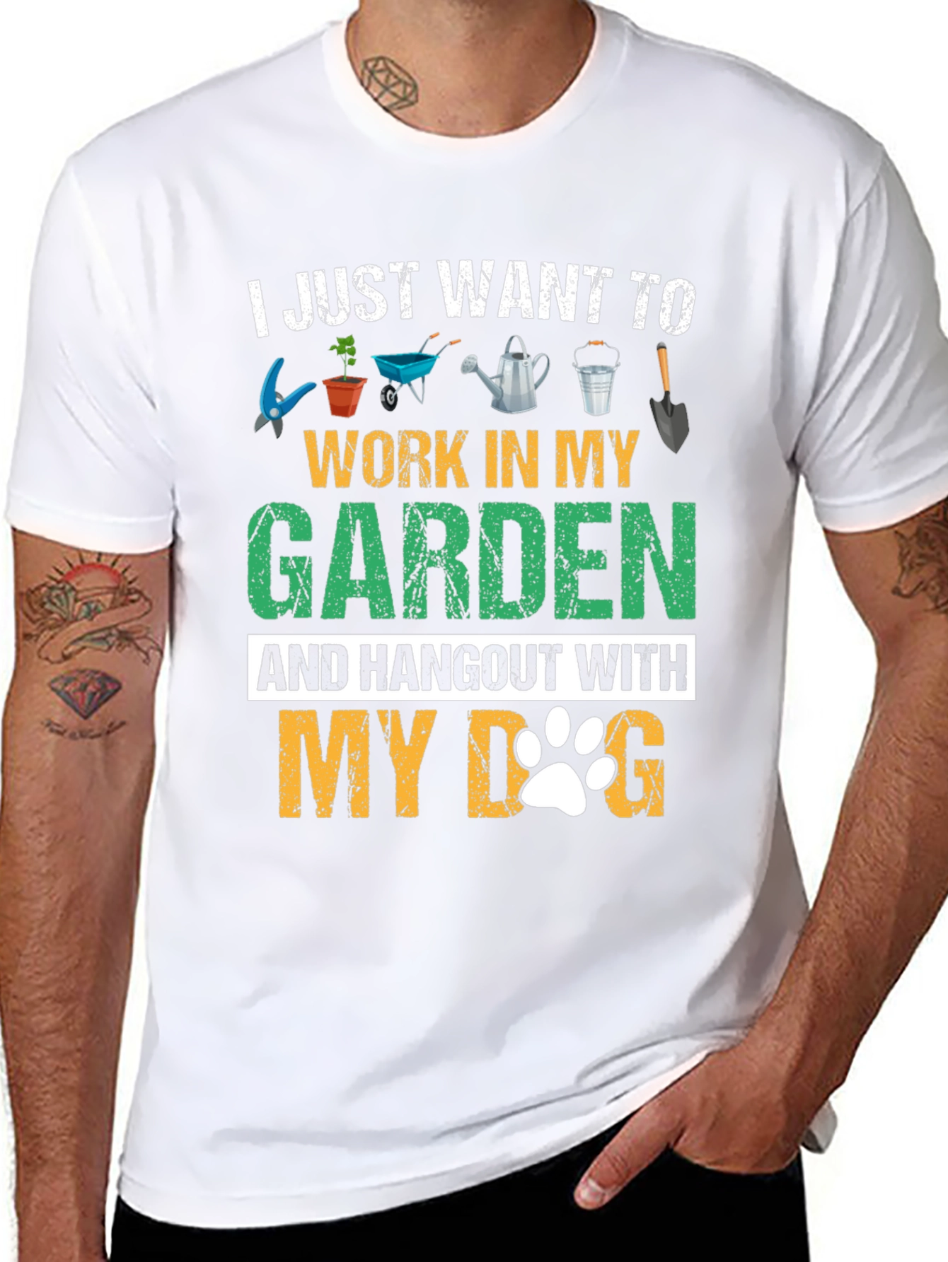 Gardening & Dog Lover T-Shirt