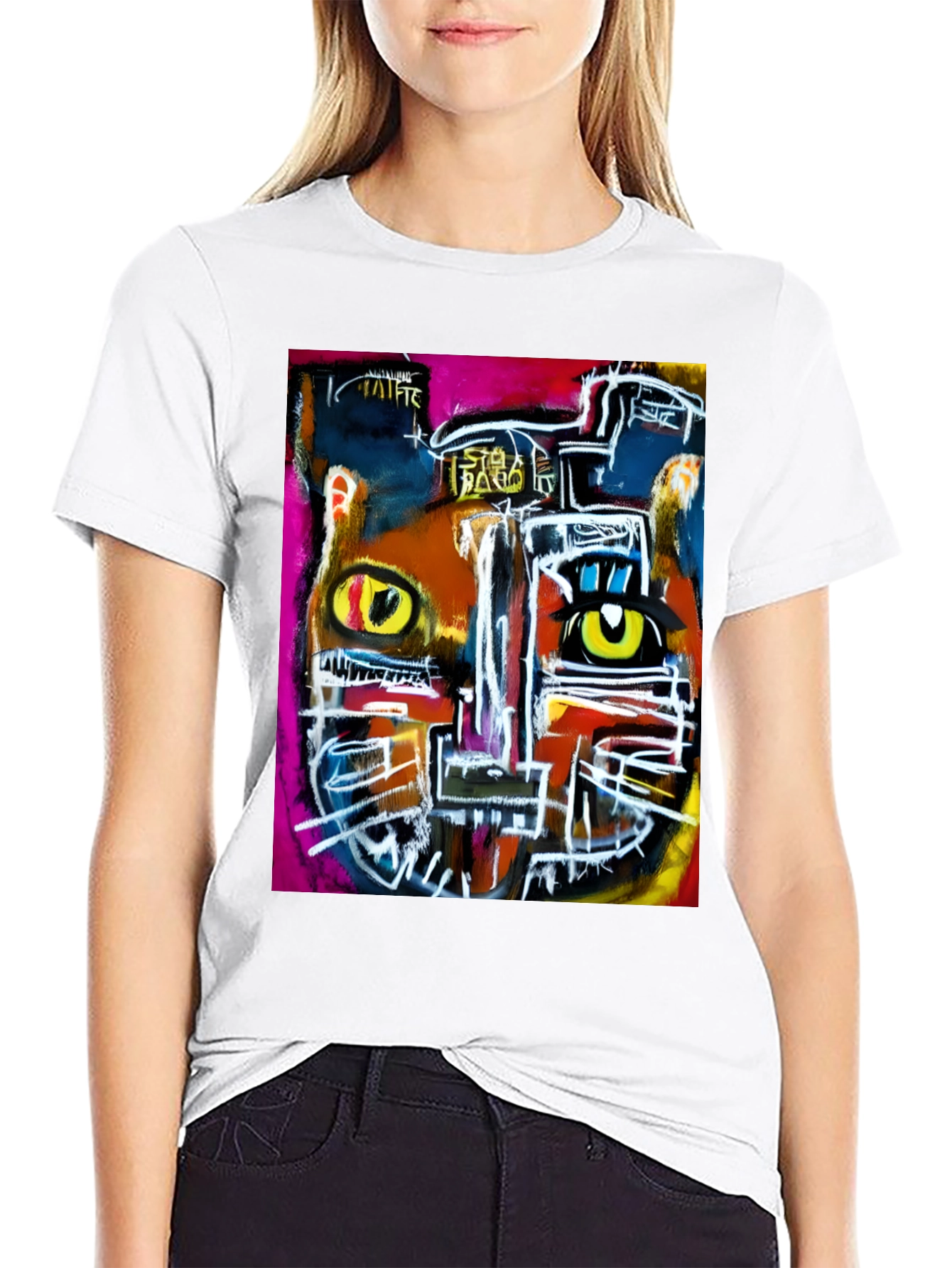 Abstract Art Graphic Tee - Modern Streetwear