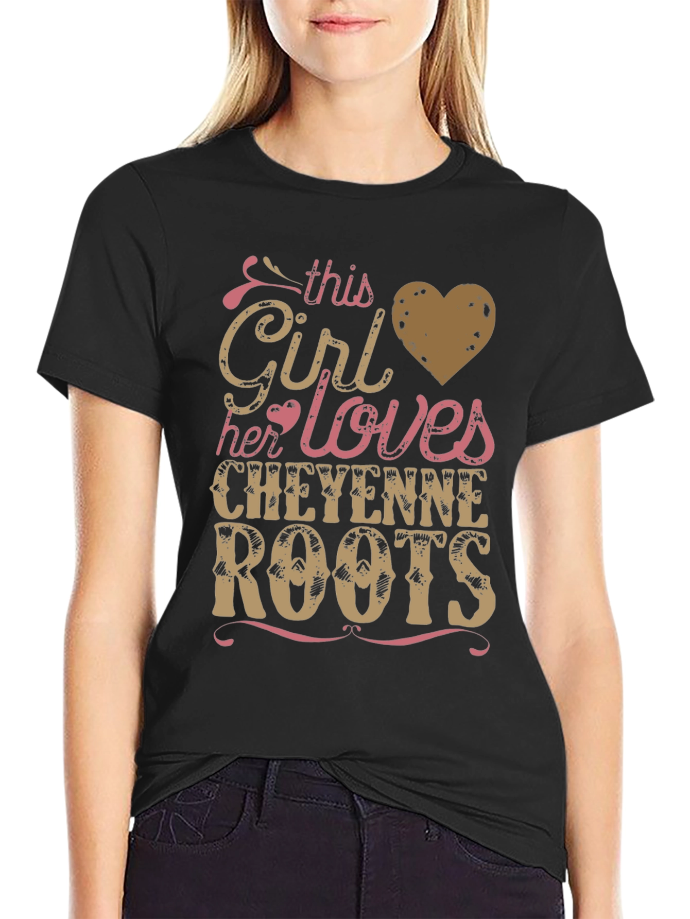 Cheyenne Roots Graphic Tee - Black Unisex Shirt