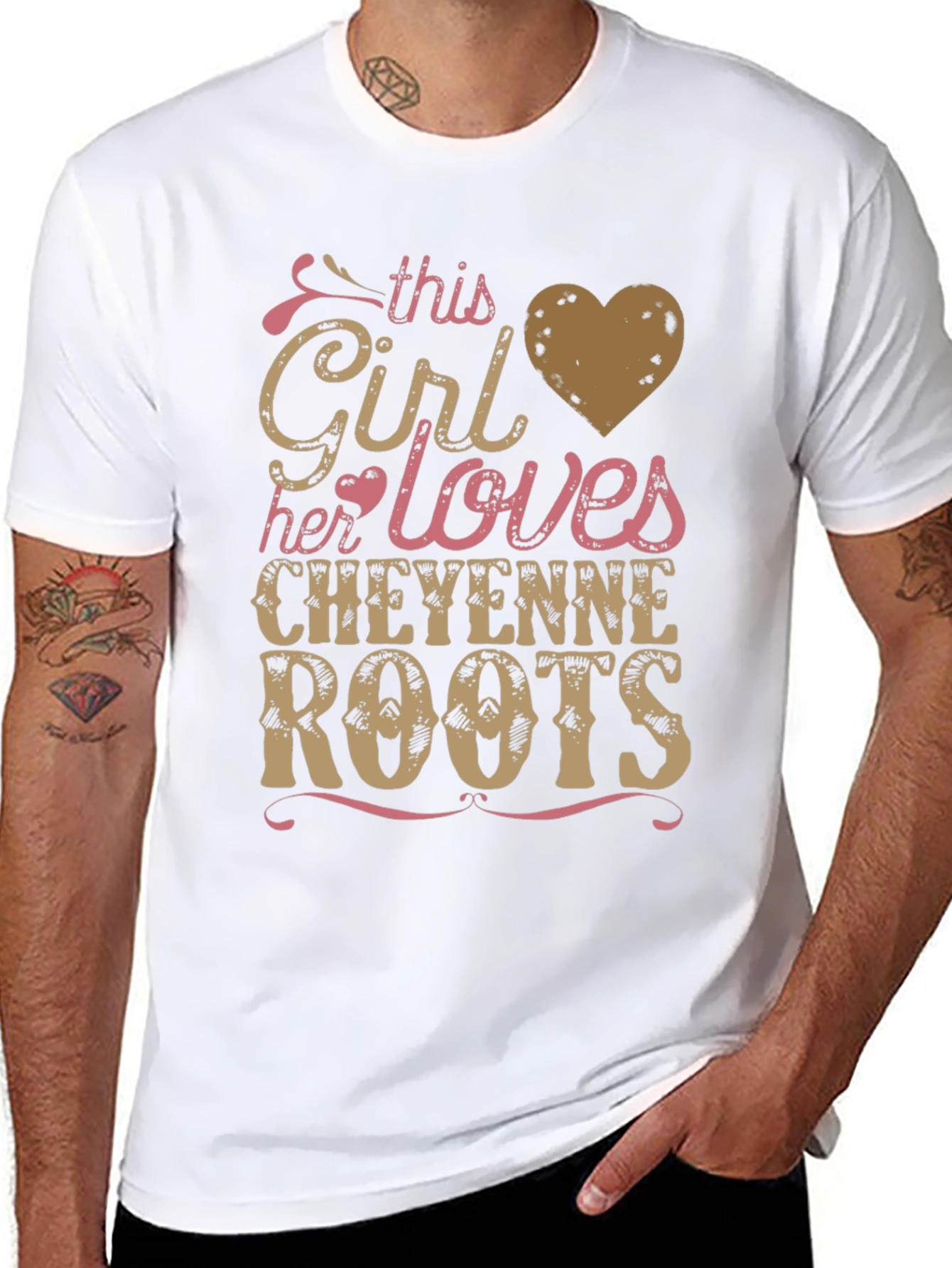Cheyenne Roots Graphic Tee - Black Unisex Shirt