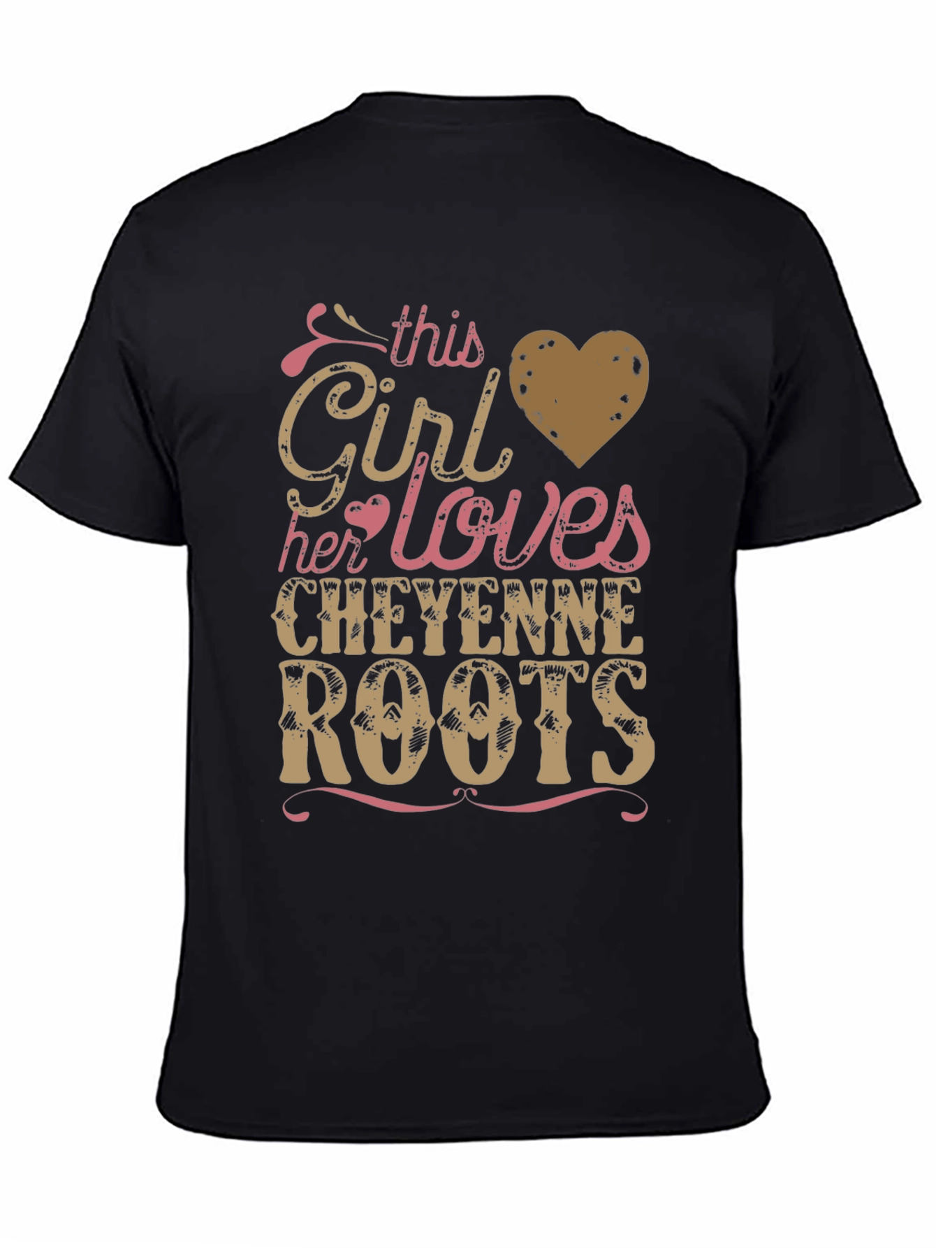 Cheyenne Roots Graphic Tee - Black Unisex Shirt