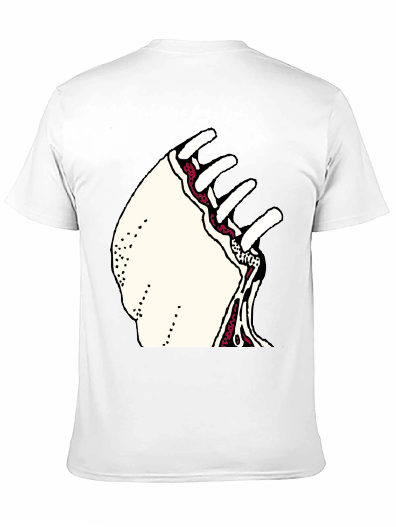 Unique Graphic Print Crew Neck T-Shirt