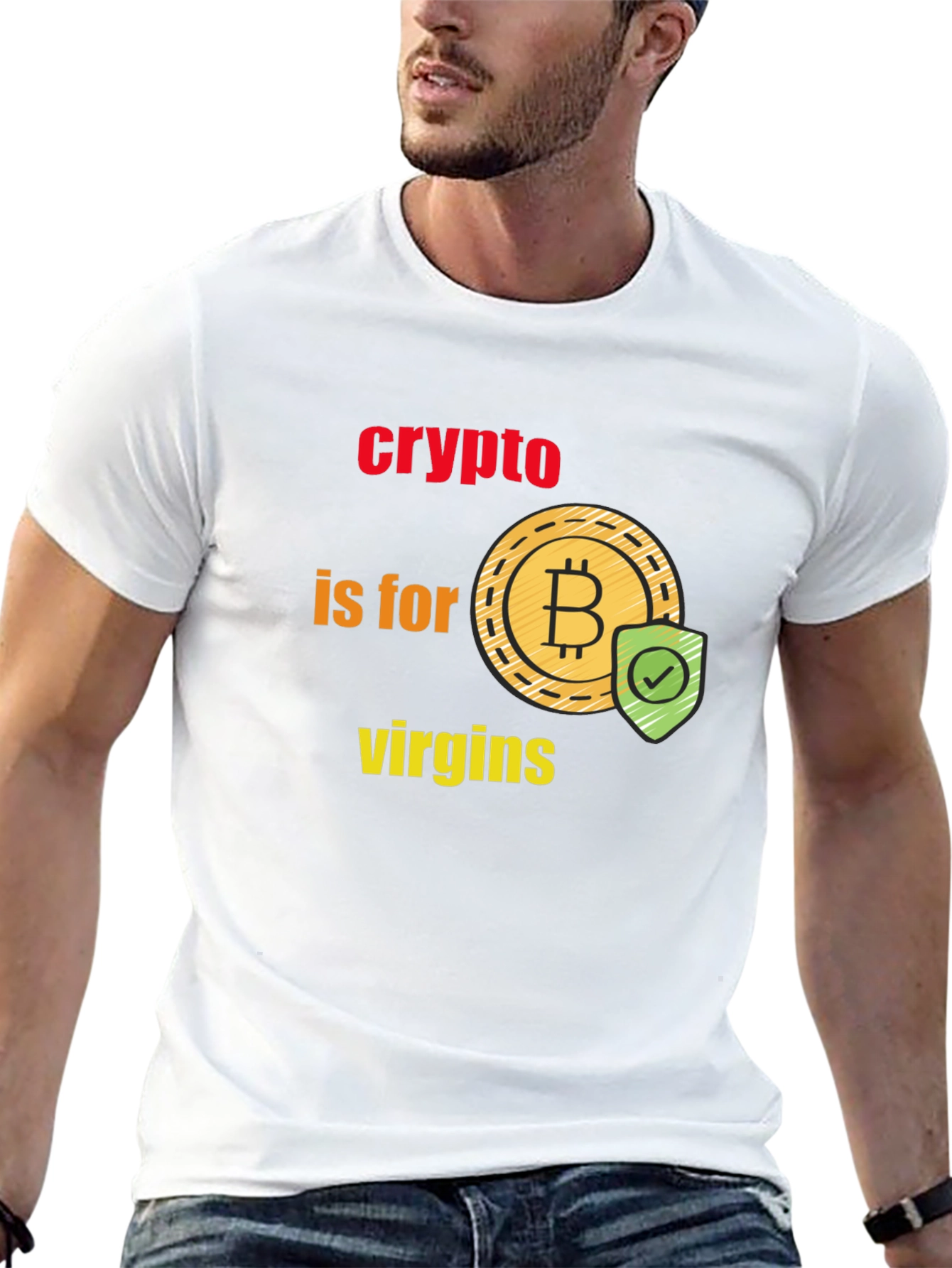 Crypto is for Virgins Graphic T-Shirt