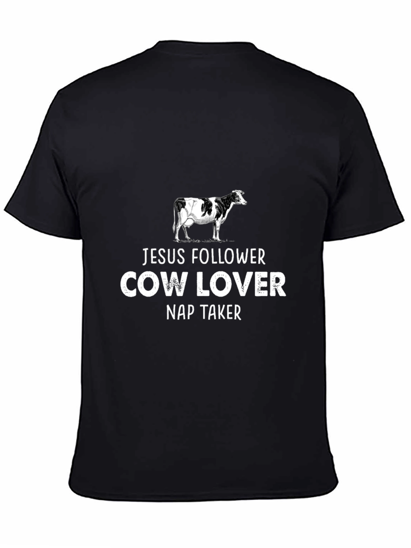 Jesus Follower Cow Lover Nap Taker Graphic Tee