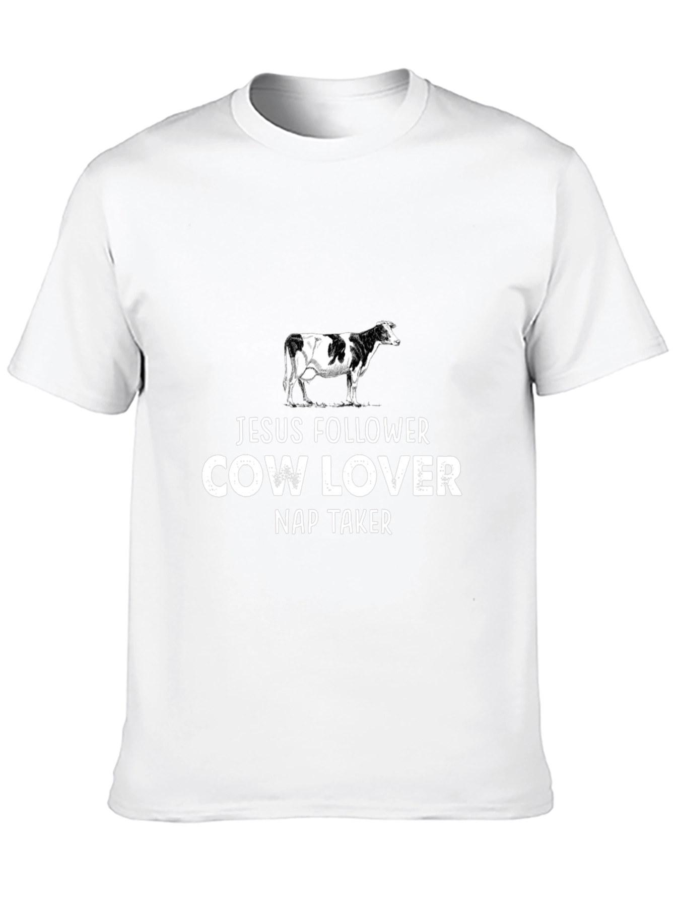 Jesus Follower Cow Lover Nap Taker Graphic Tee