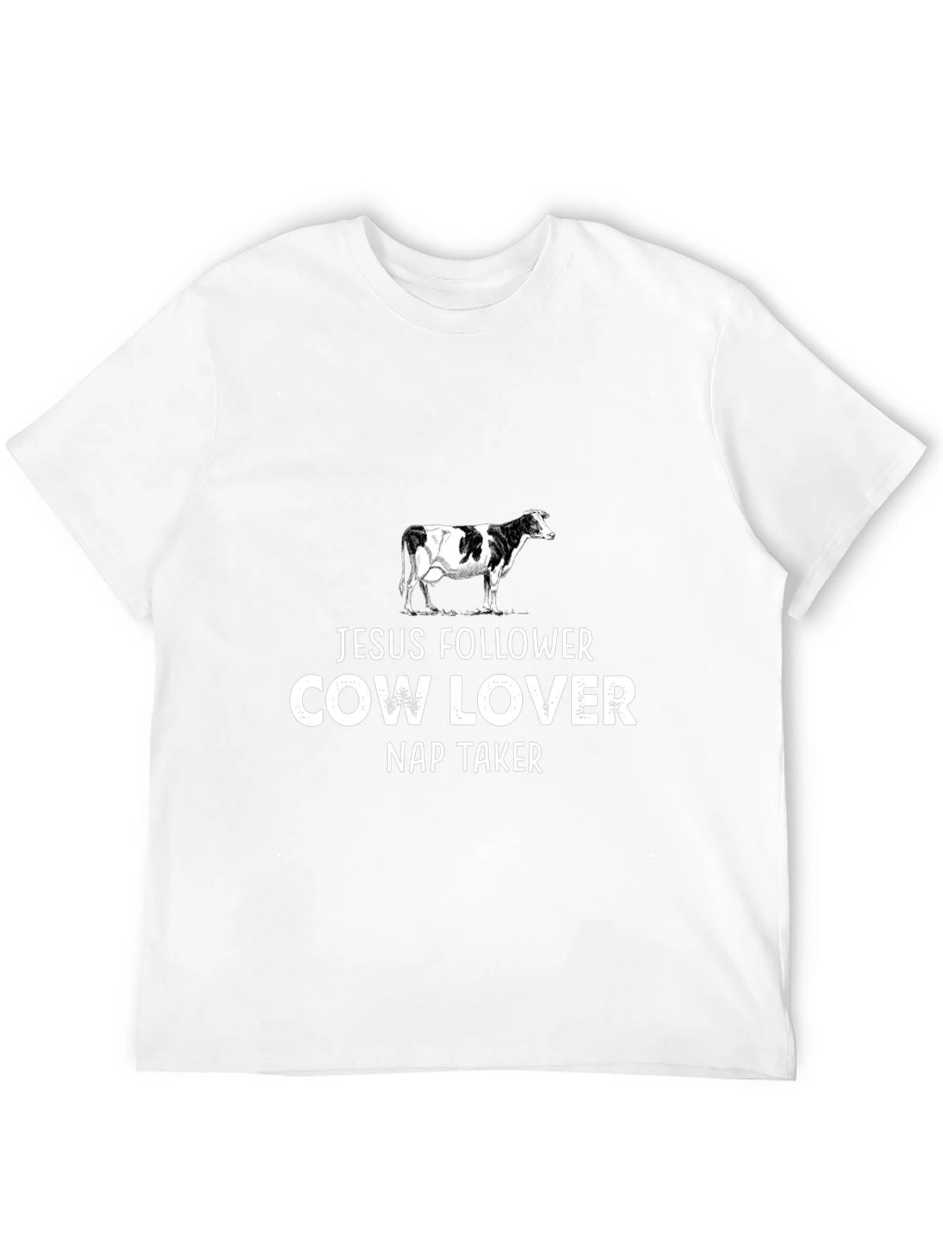 Jesus Follower Cow Lover Nap Taker Graphic Tee