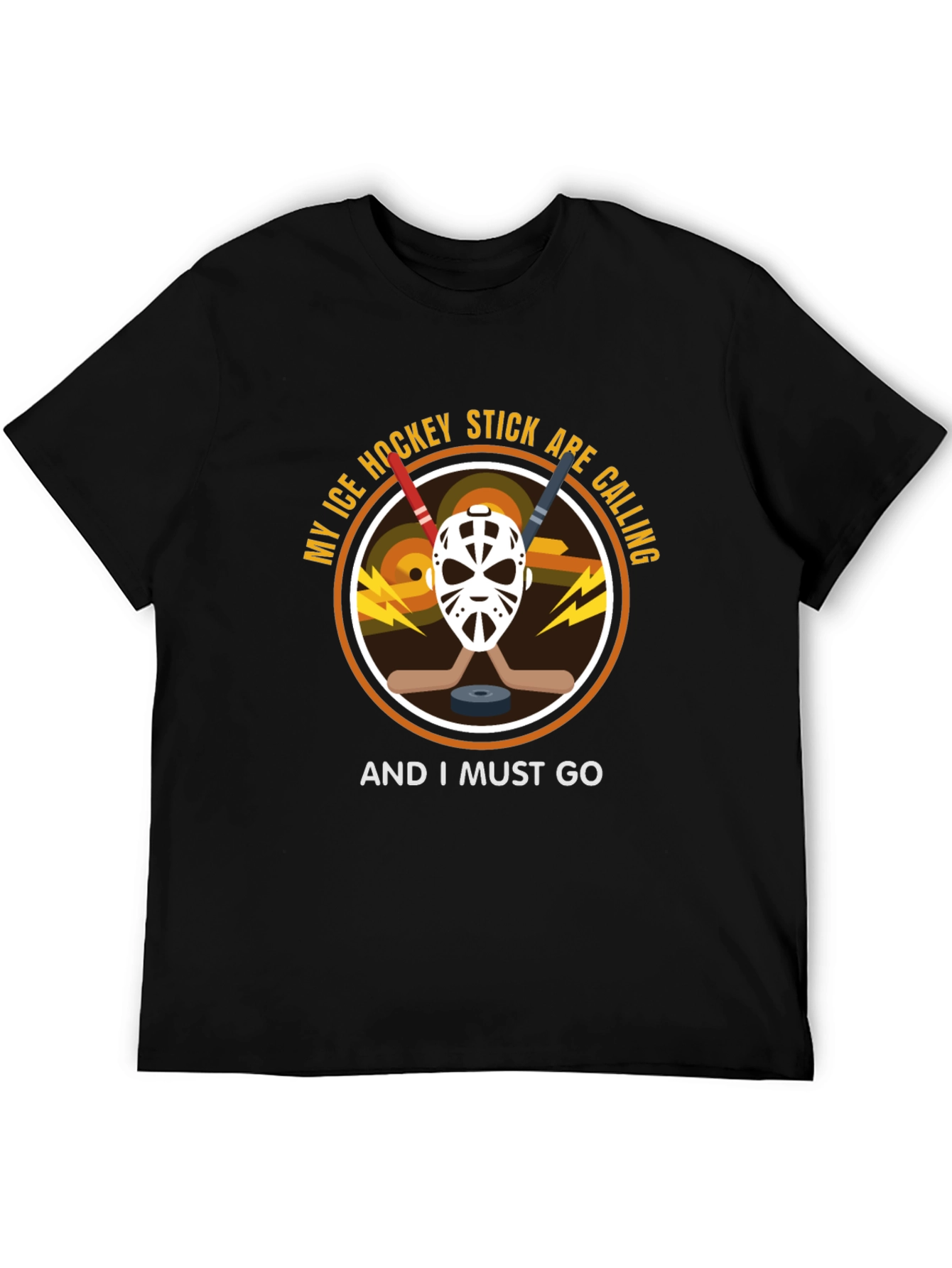 Ice Hockey T-Shirt - Sticks Are Calling Tee
