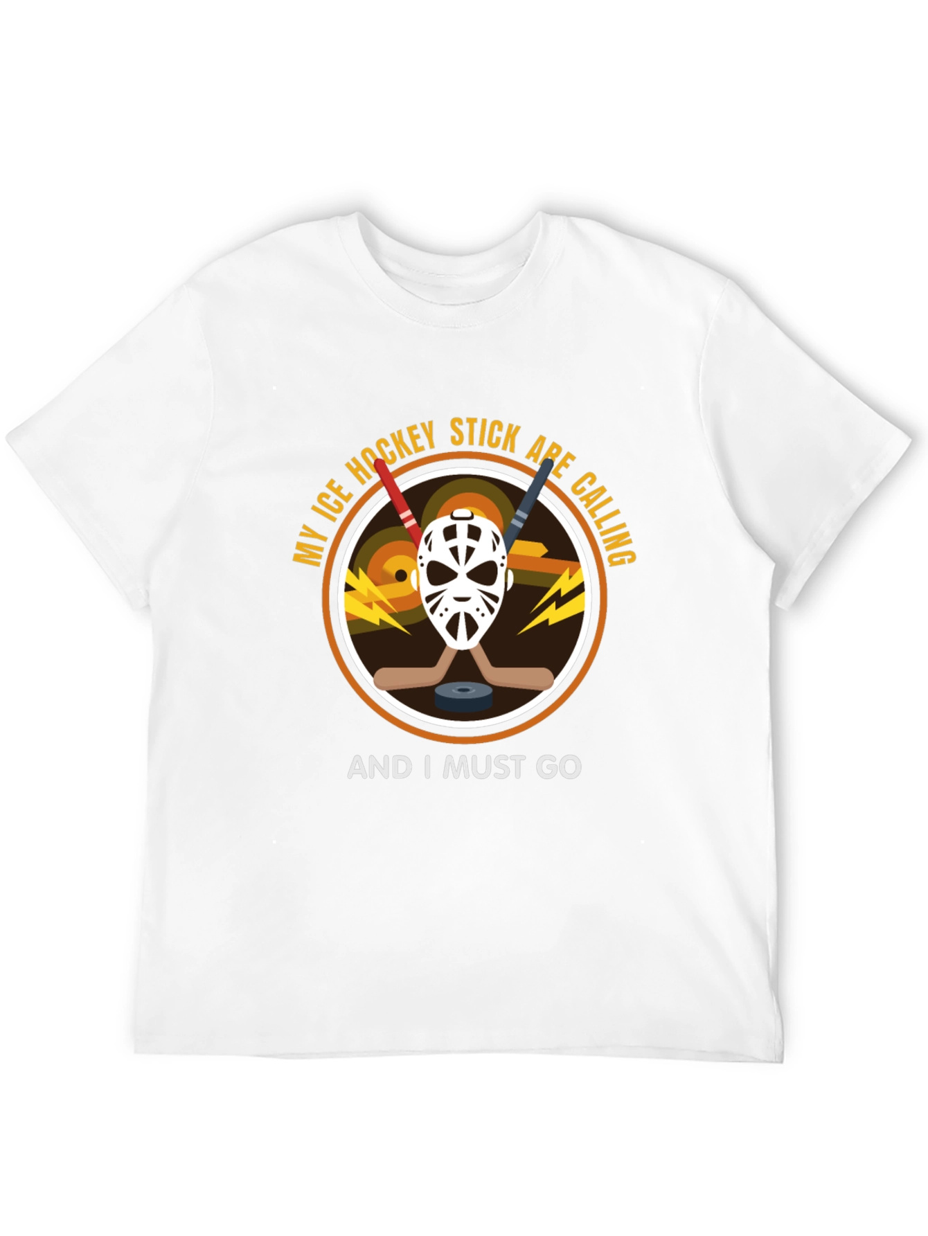 Ice Hockey T-Shirt - Sticks Are Calling Tee
