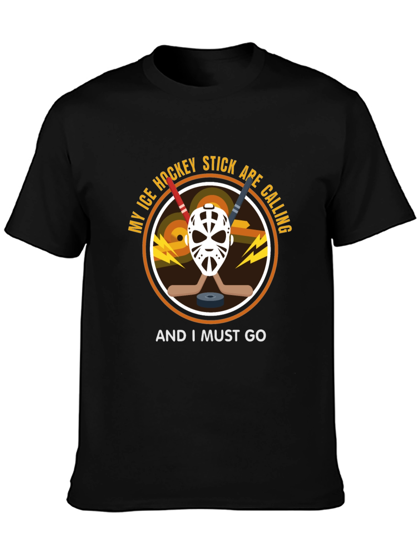 Ice Hockey T-Shirt - Sticks Are Calling Tee