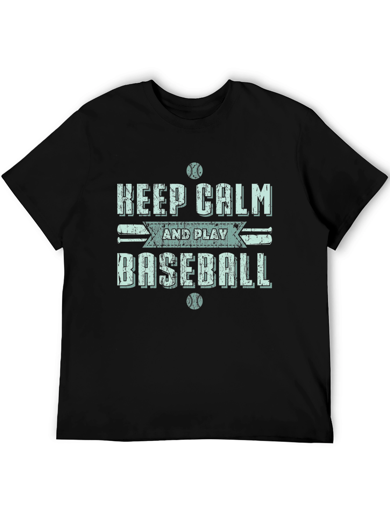 Keep Calm & Play Baseball T-Shirt