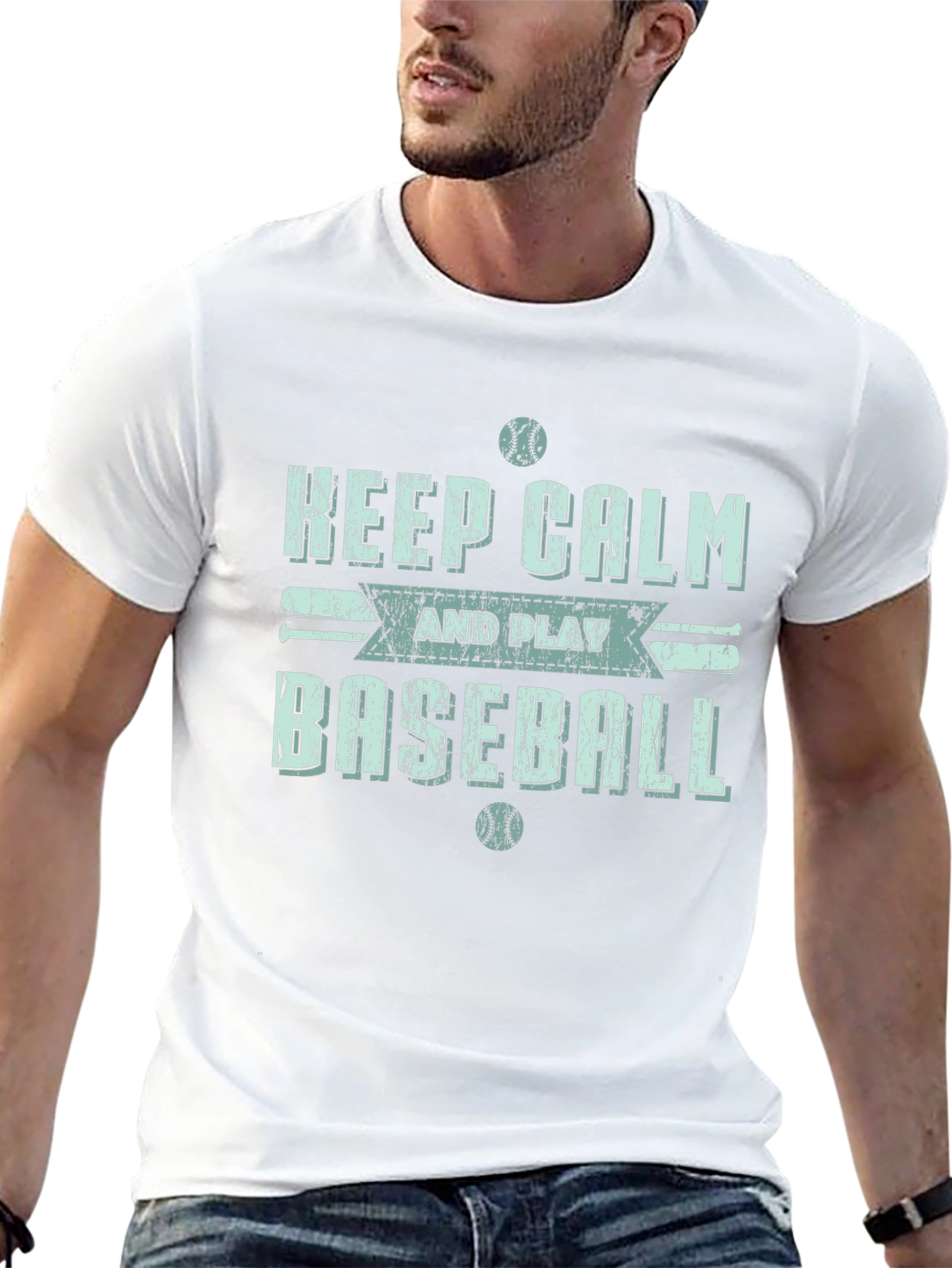 Keep Calm & Play Baseball T-Shirt