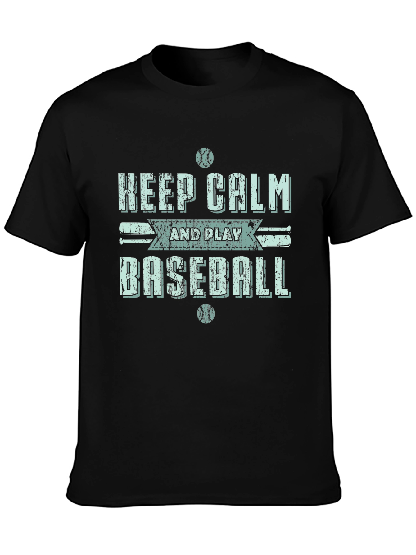 Keep Calm & Play Baseball T-Shirt