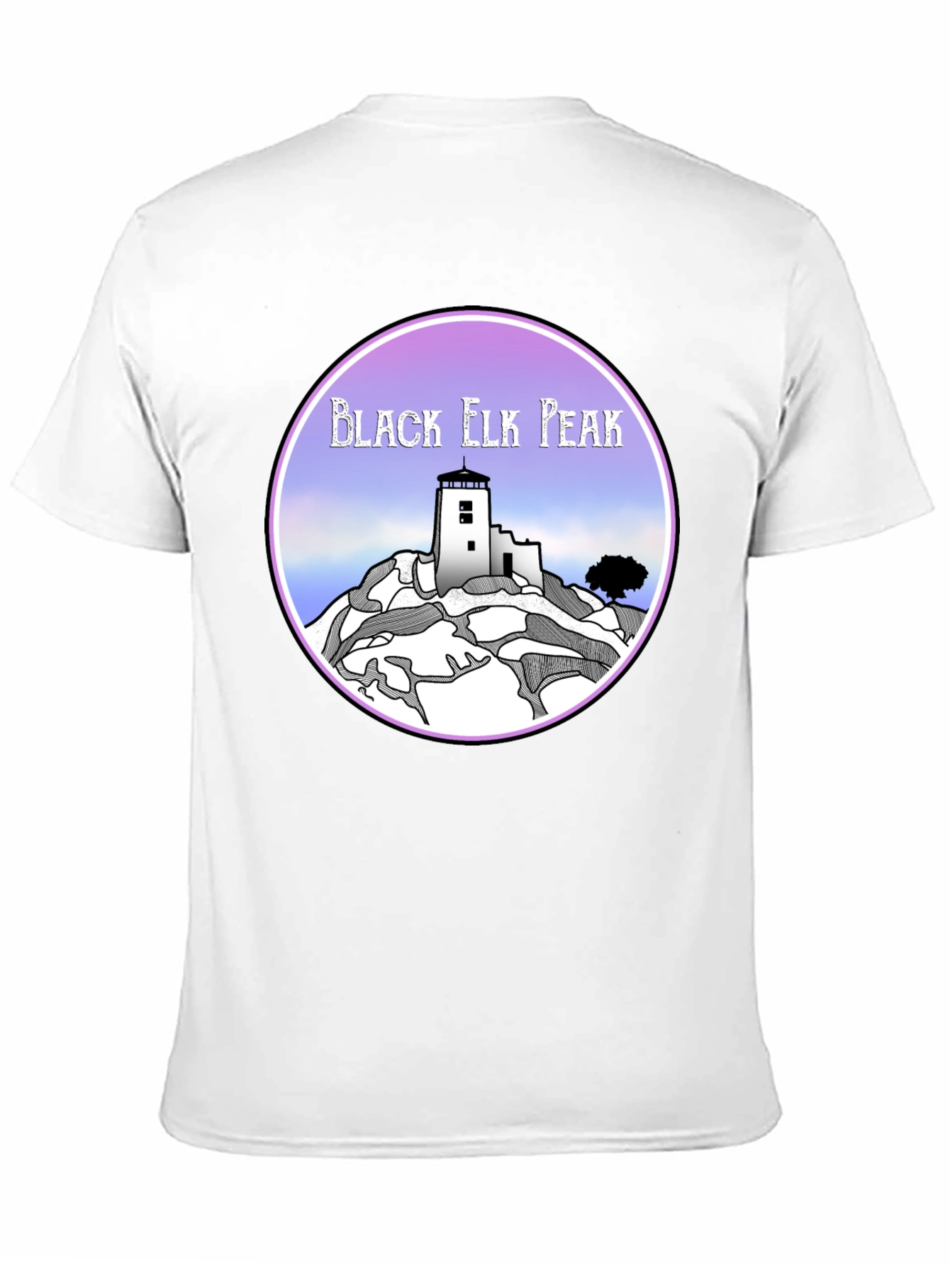 Black Elk Peak Graphic Tee - Retro Style