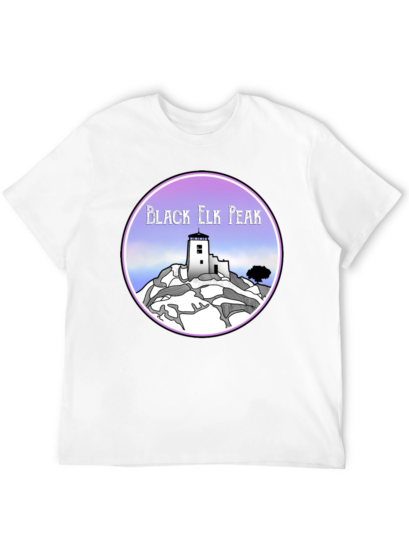 Black Elk Peak Graphic Tee - Retro Style