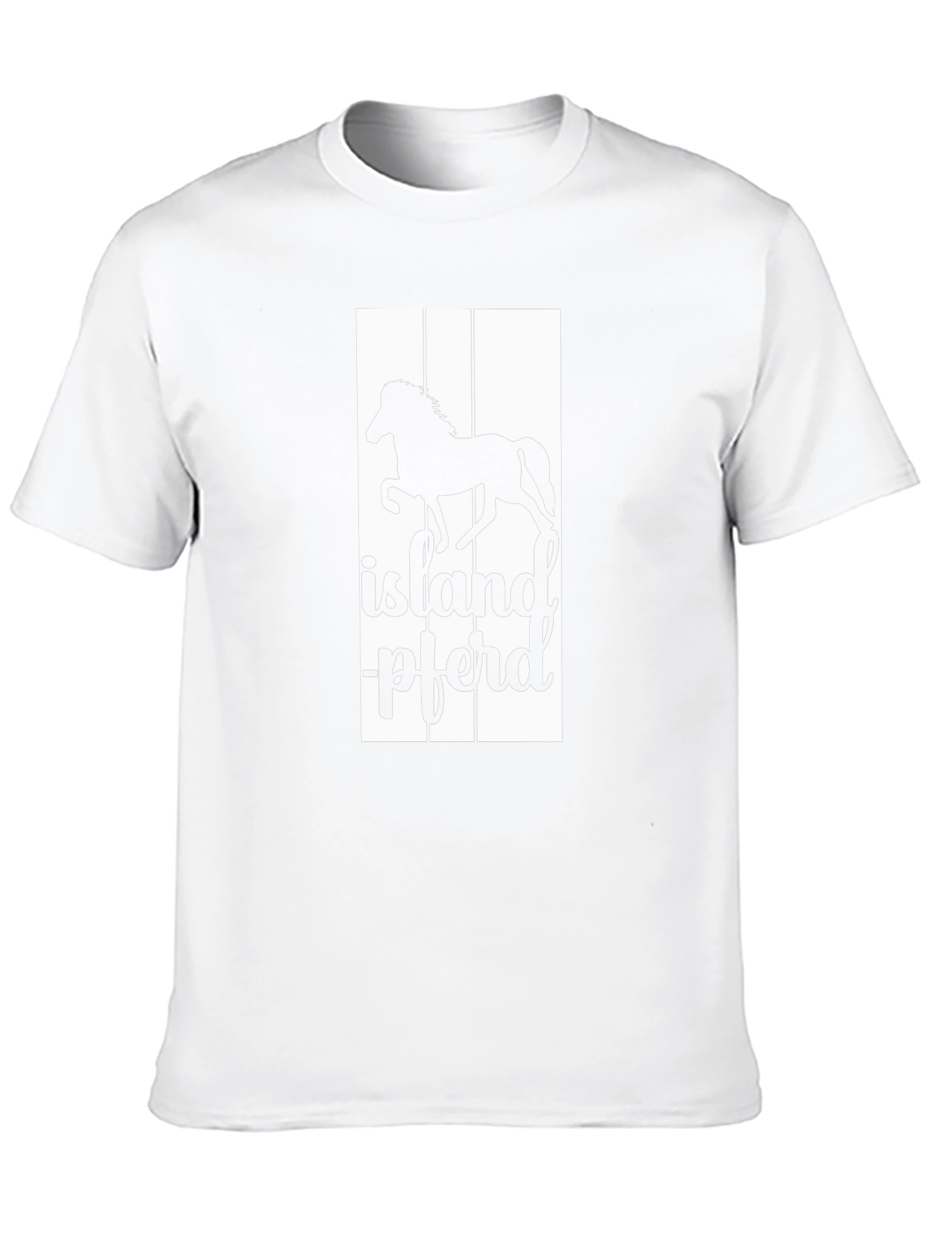 Icelandic Horse Black T-Shirt