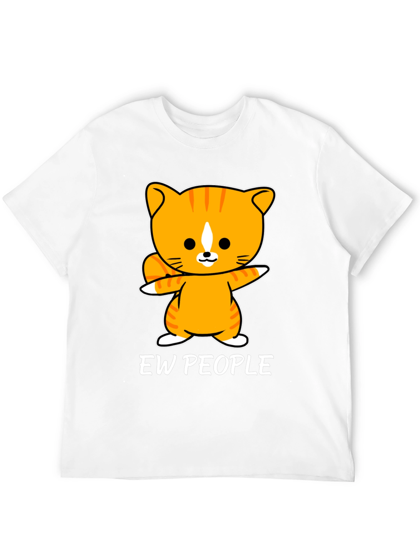 Ew People Cat Graphic Tee - Funny T-Shirt