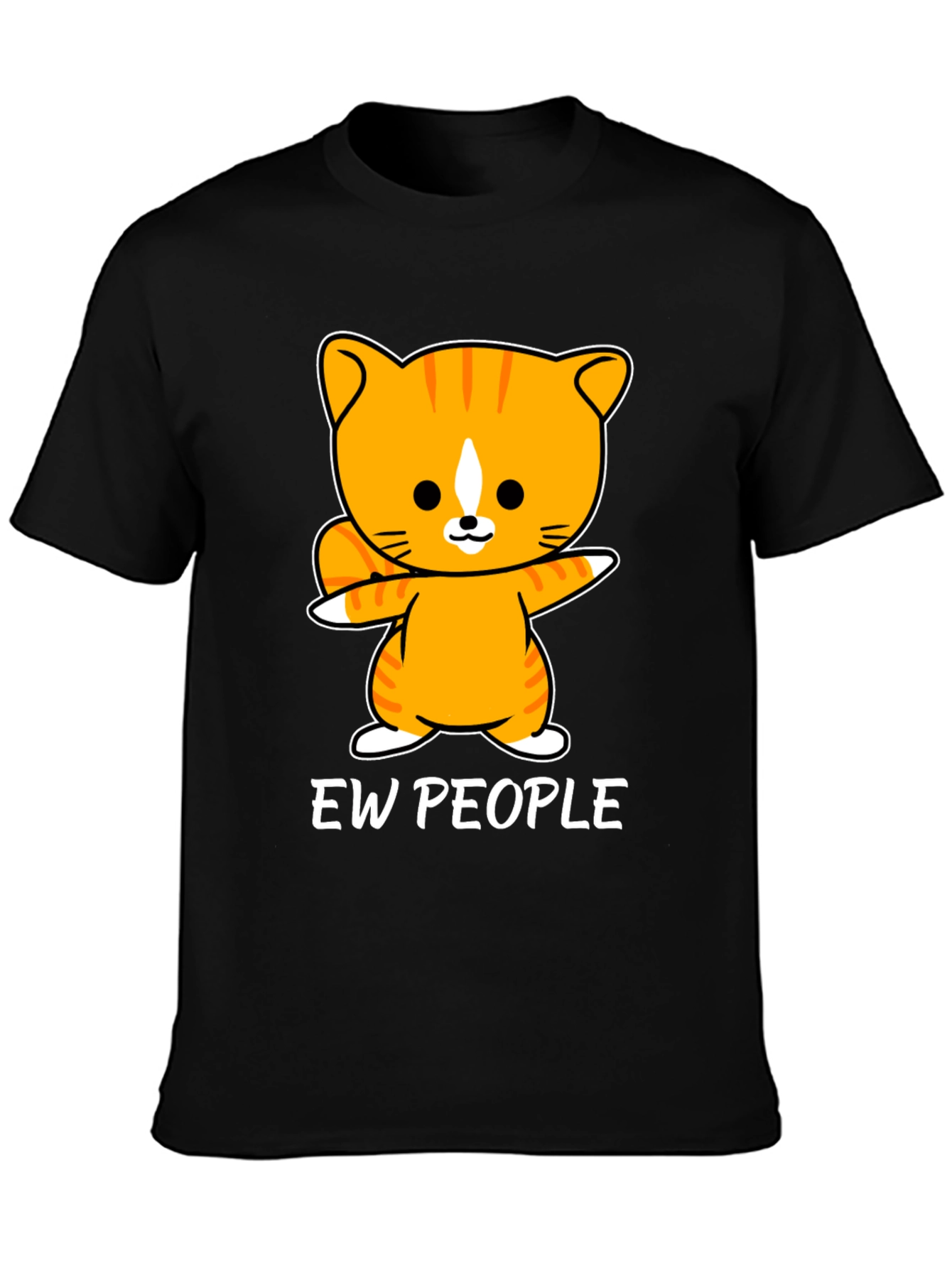 Ew People Cat Graphic Tee - Funny T-Shirt