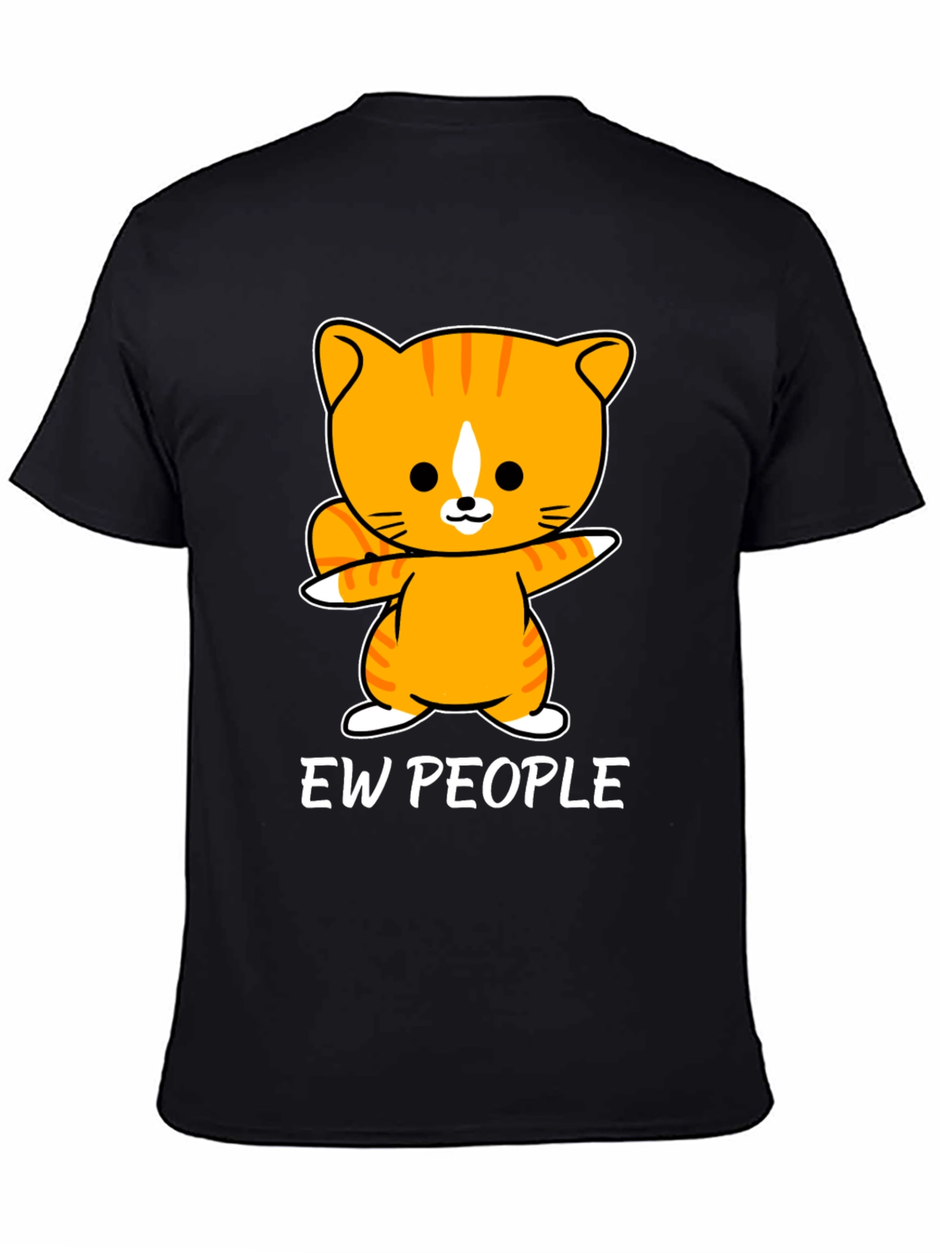 Ew People Cat Graphic Tee - Funny T-Shirt