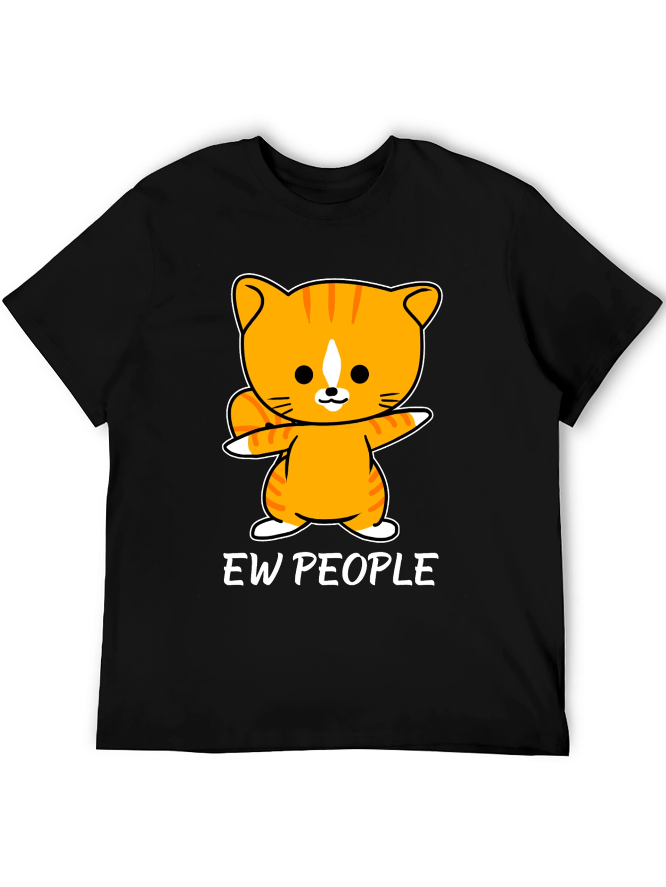 Ew People Cat Graphic Tee - Funny T-Shirt