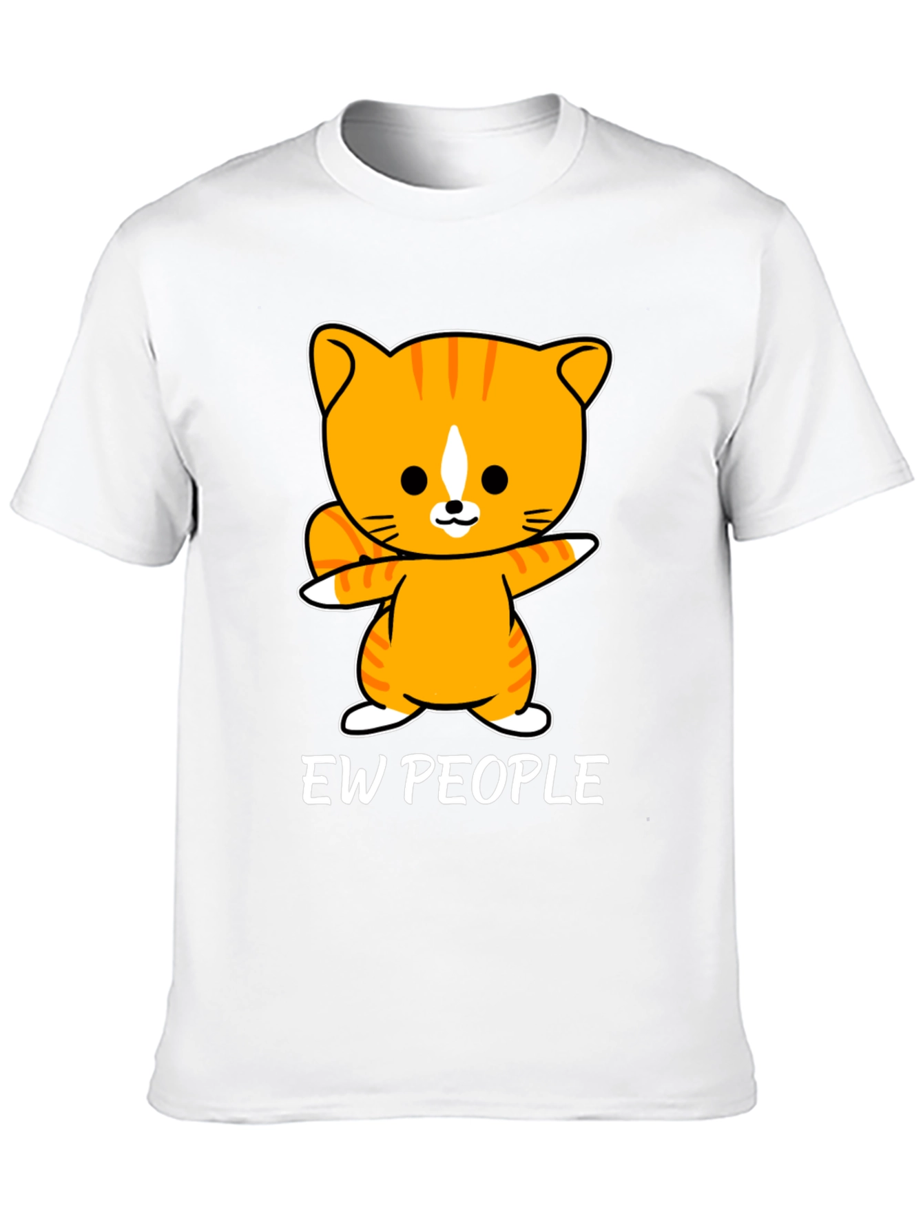 Ew People Cat Graphic Tee - Funny T-Shirt