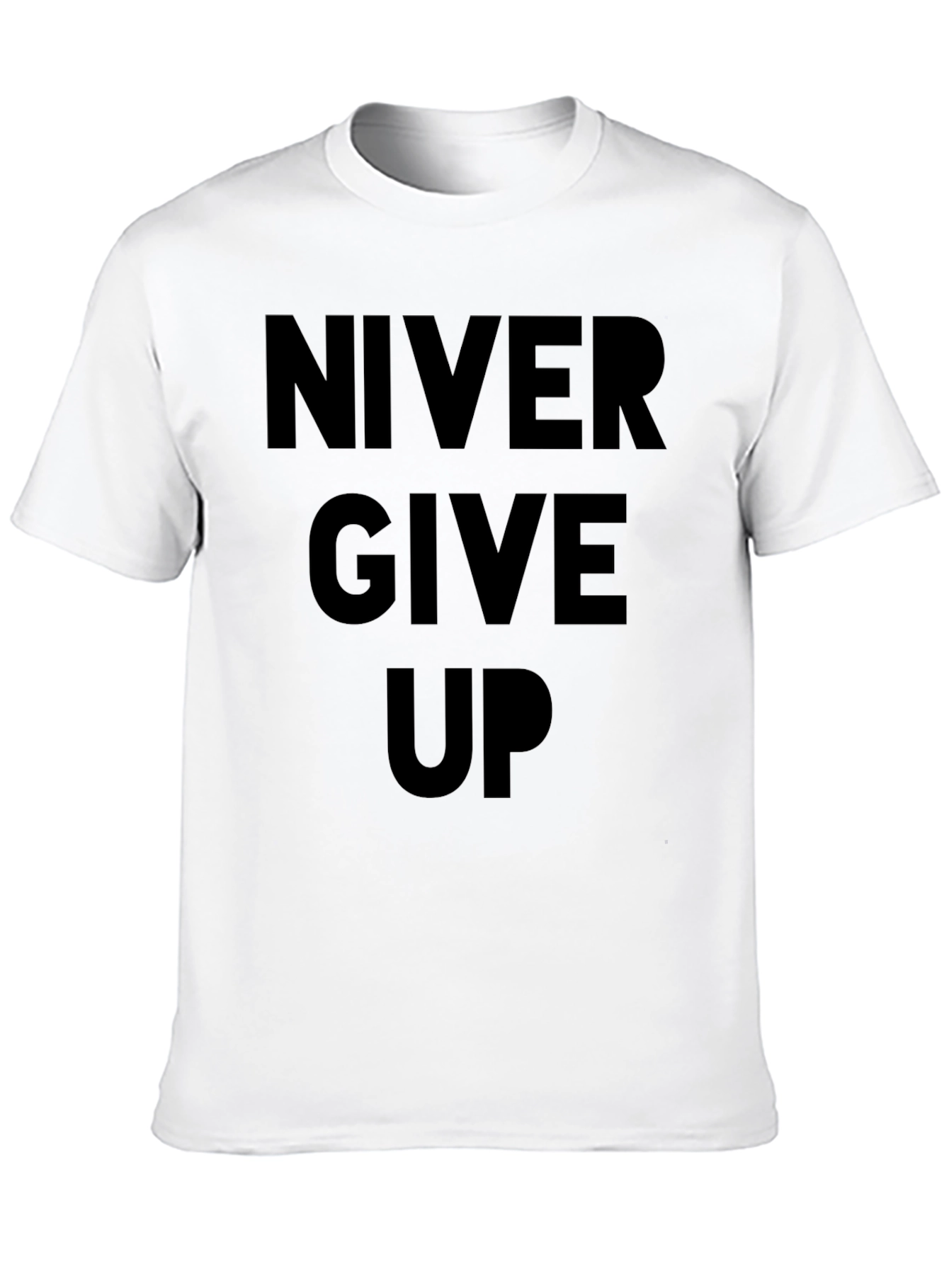 Motivational Never Give Up Graphic T-Shirt