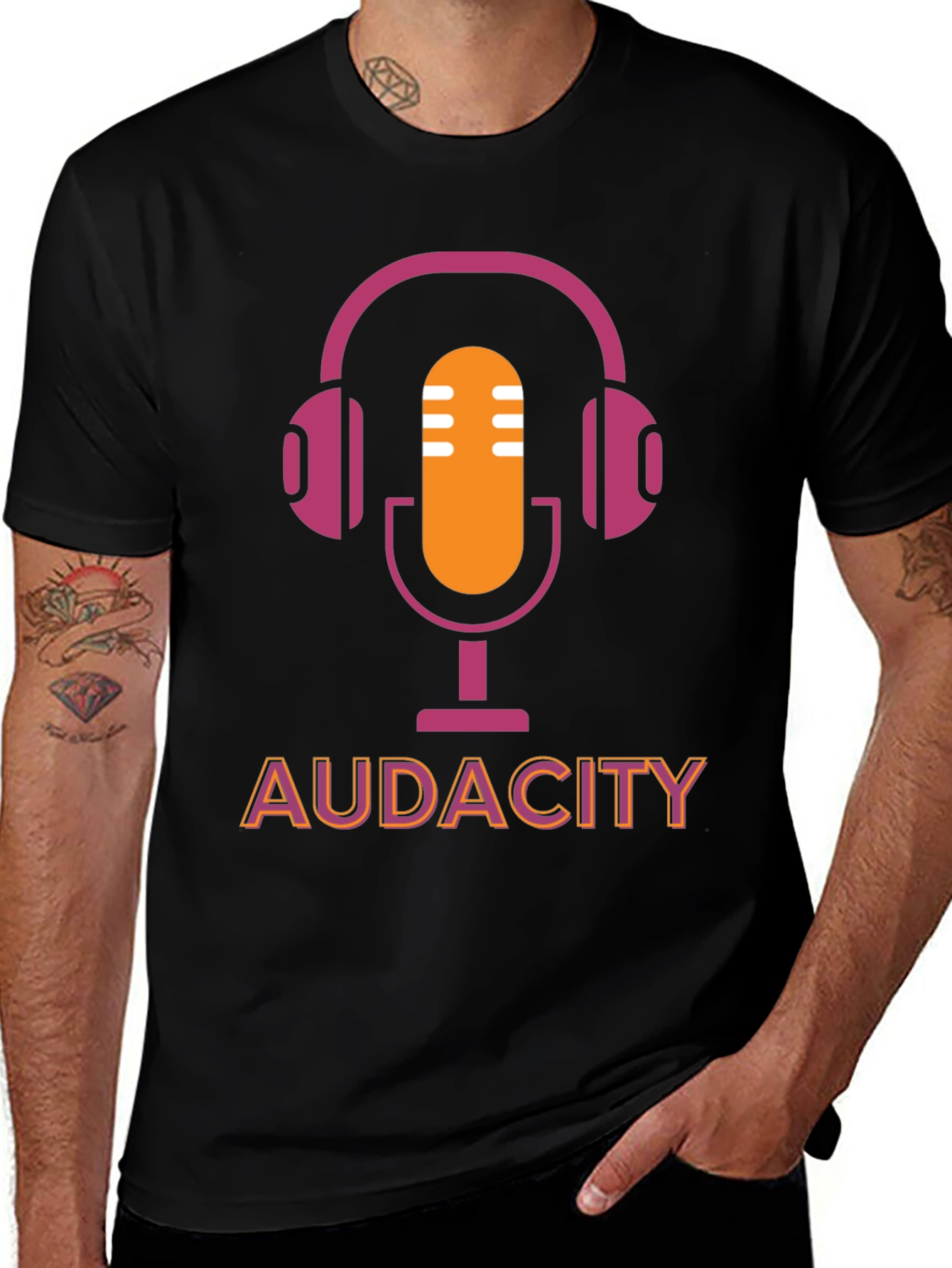 Audacity Podcast T-Shirt - Stylish & Comfortable